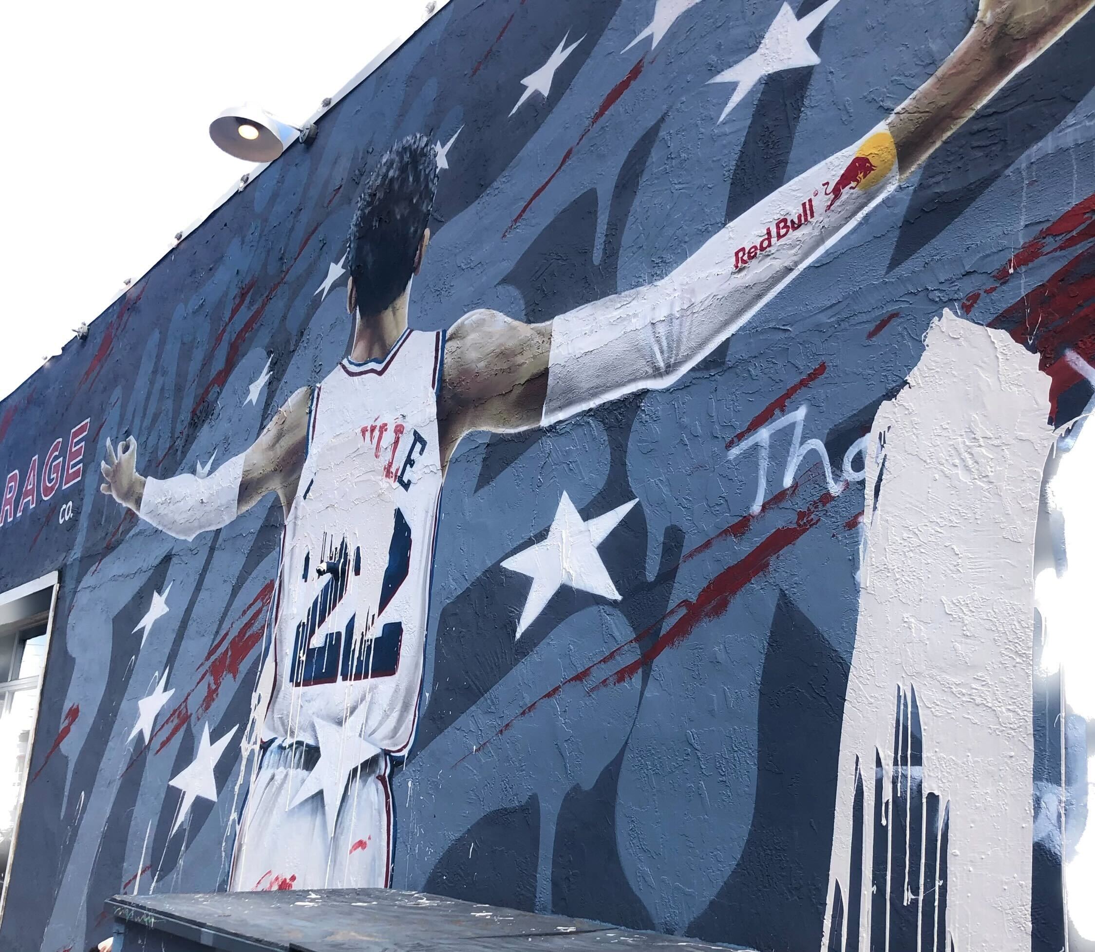 Matisse Thybulle gets himself a mural in Fishtown, steals to help city