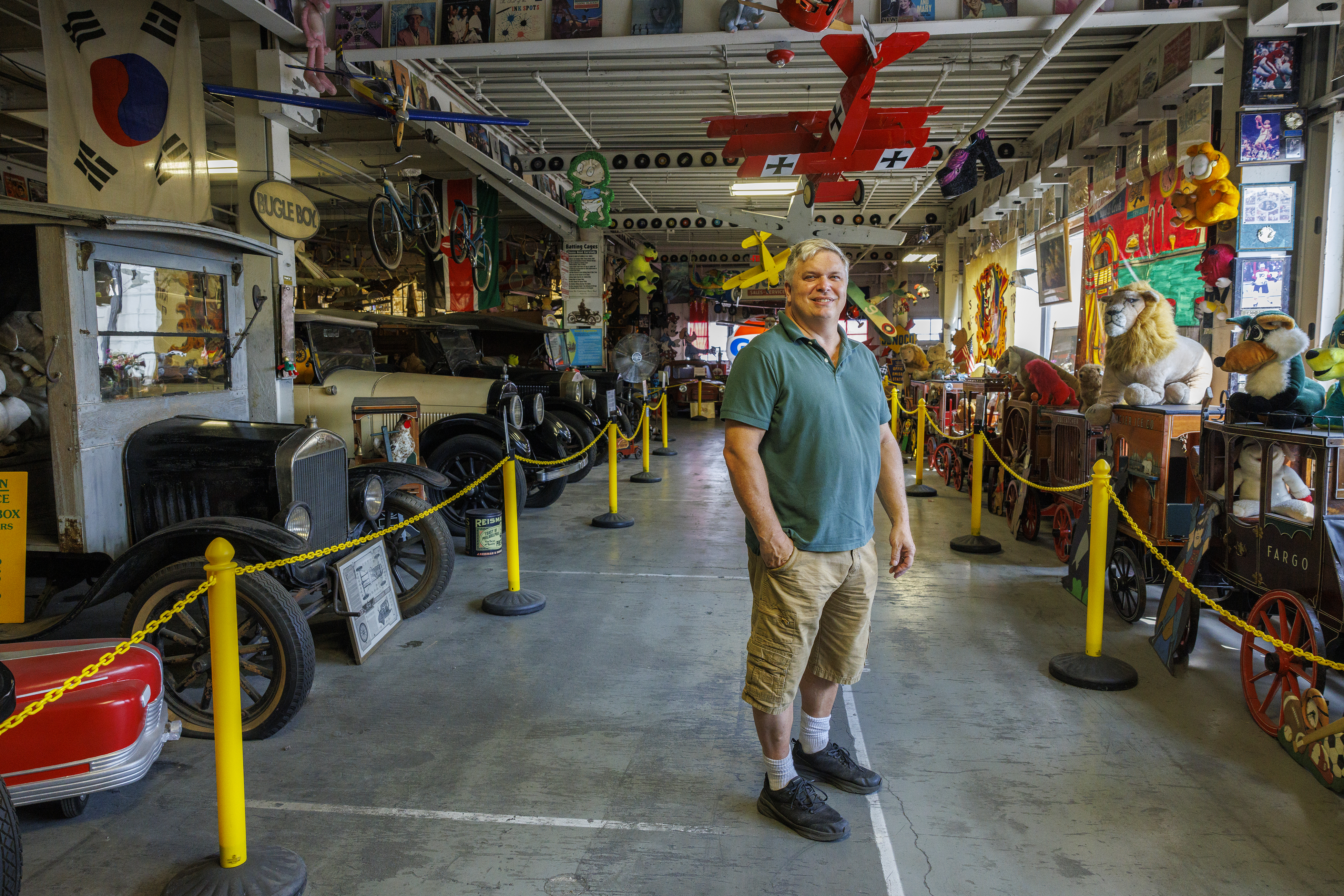 The American Treasure Tour Museum is a tram ride through time and