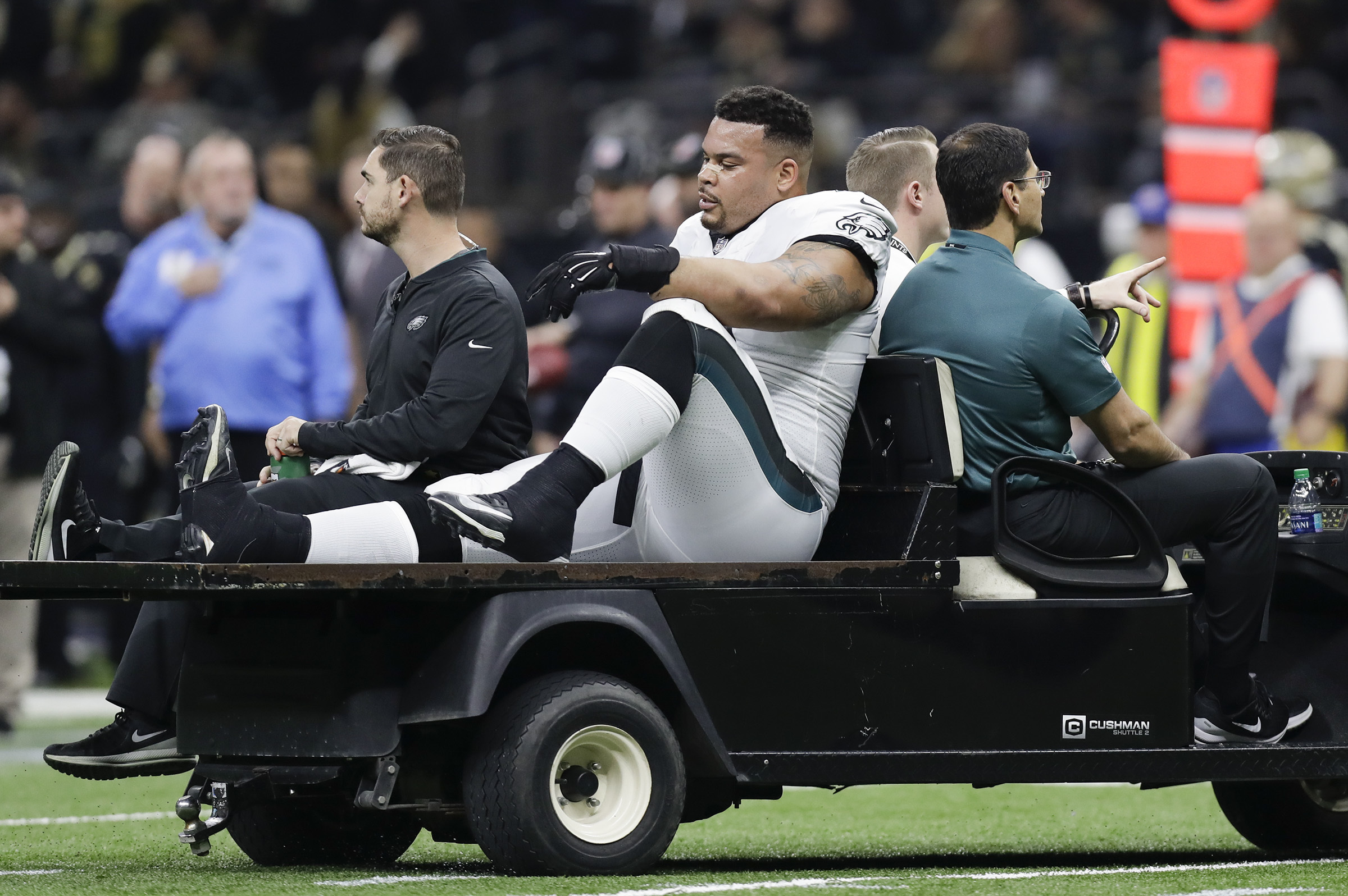 Eagles' Brandon Brooks says goodbye to teammates, fans after 10