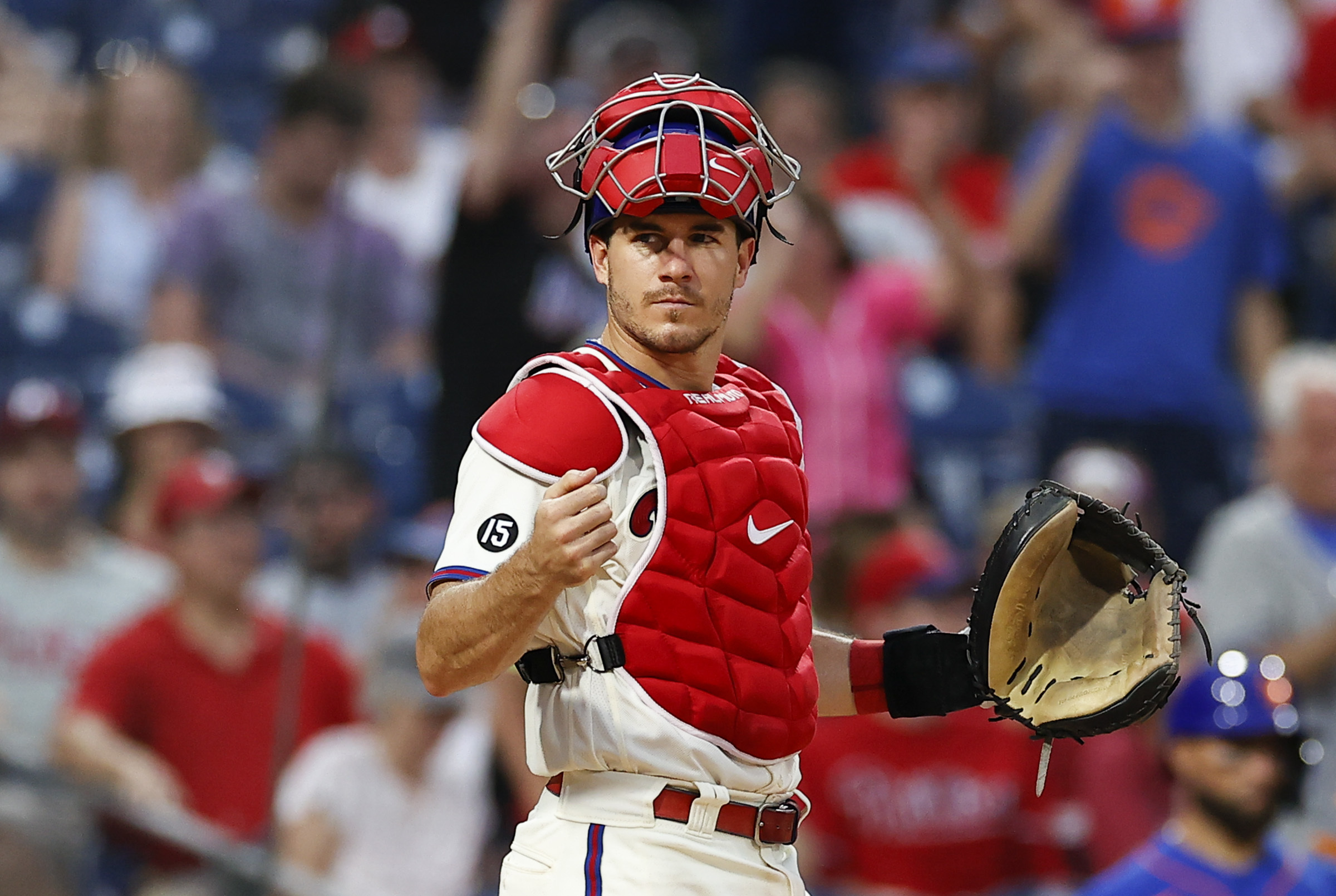 Phillies' Rhys Hoskins expects to be ready for spring training after  lower-abdominal surgery
