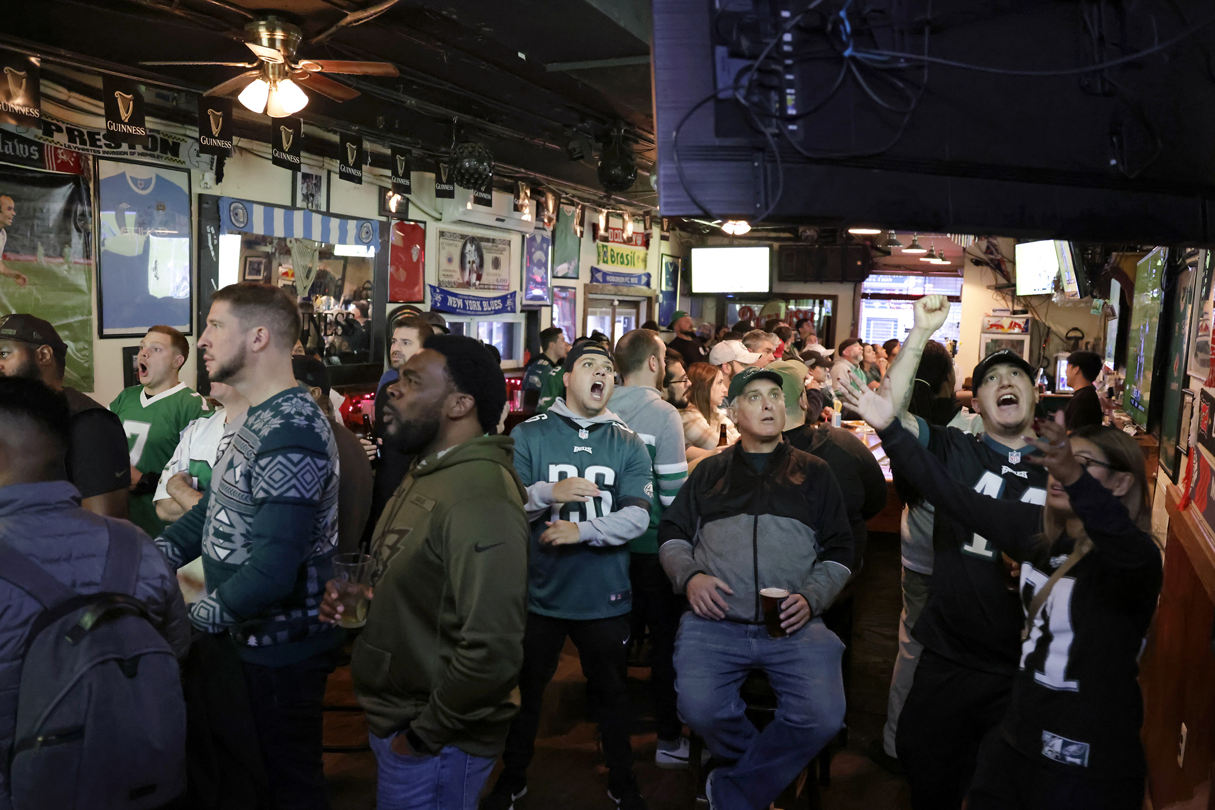 Philadelphia Eagles Club of Hoboken at Mulligan's Pub an oasis for Philly  football fans