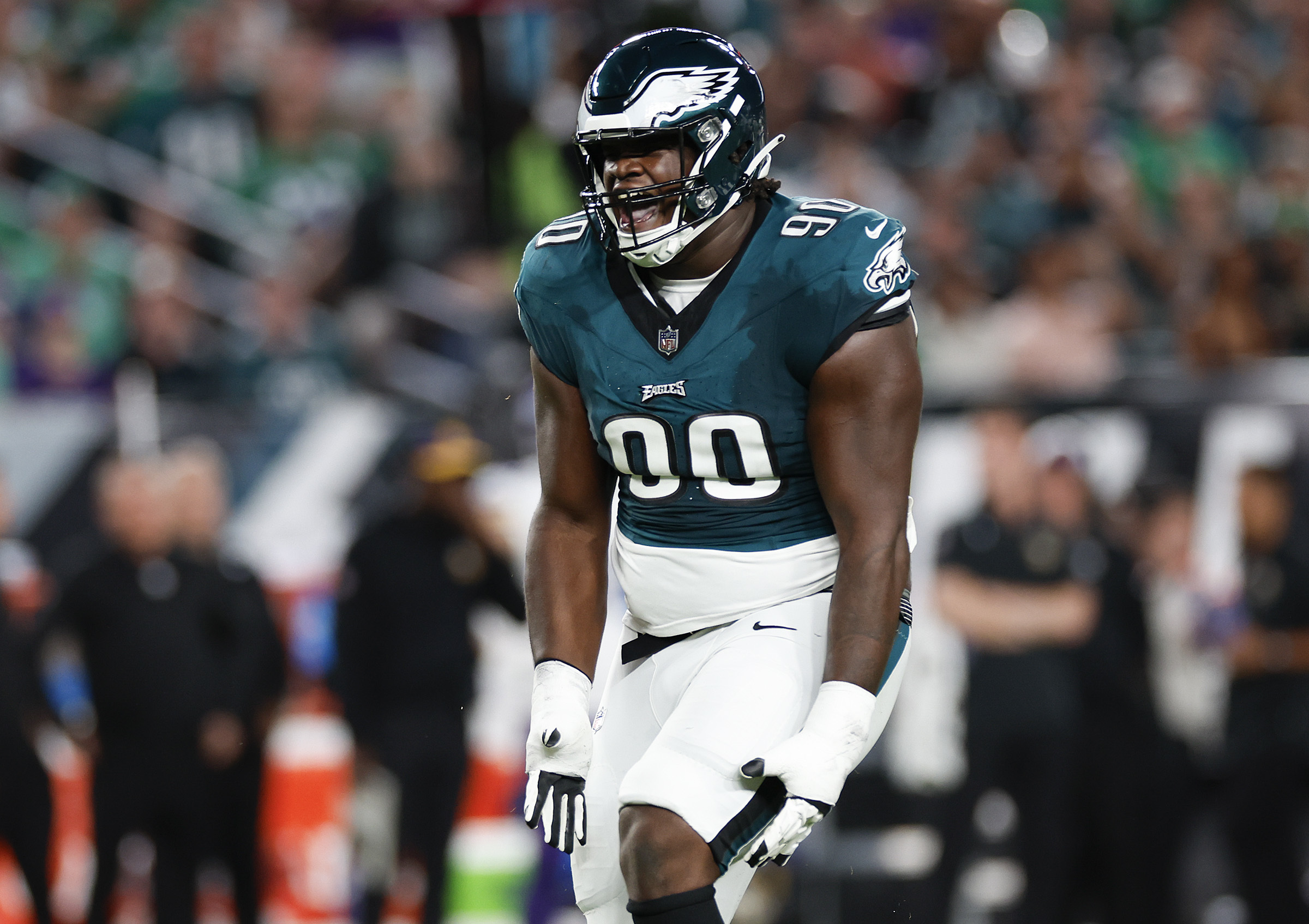 Philadelphia Eagles' Jordan Davis impressing veterans with work ethic