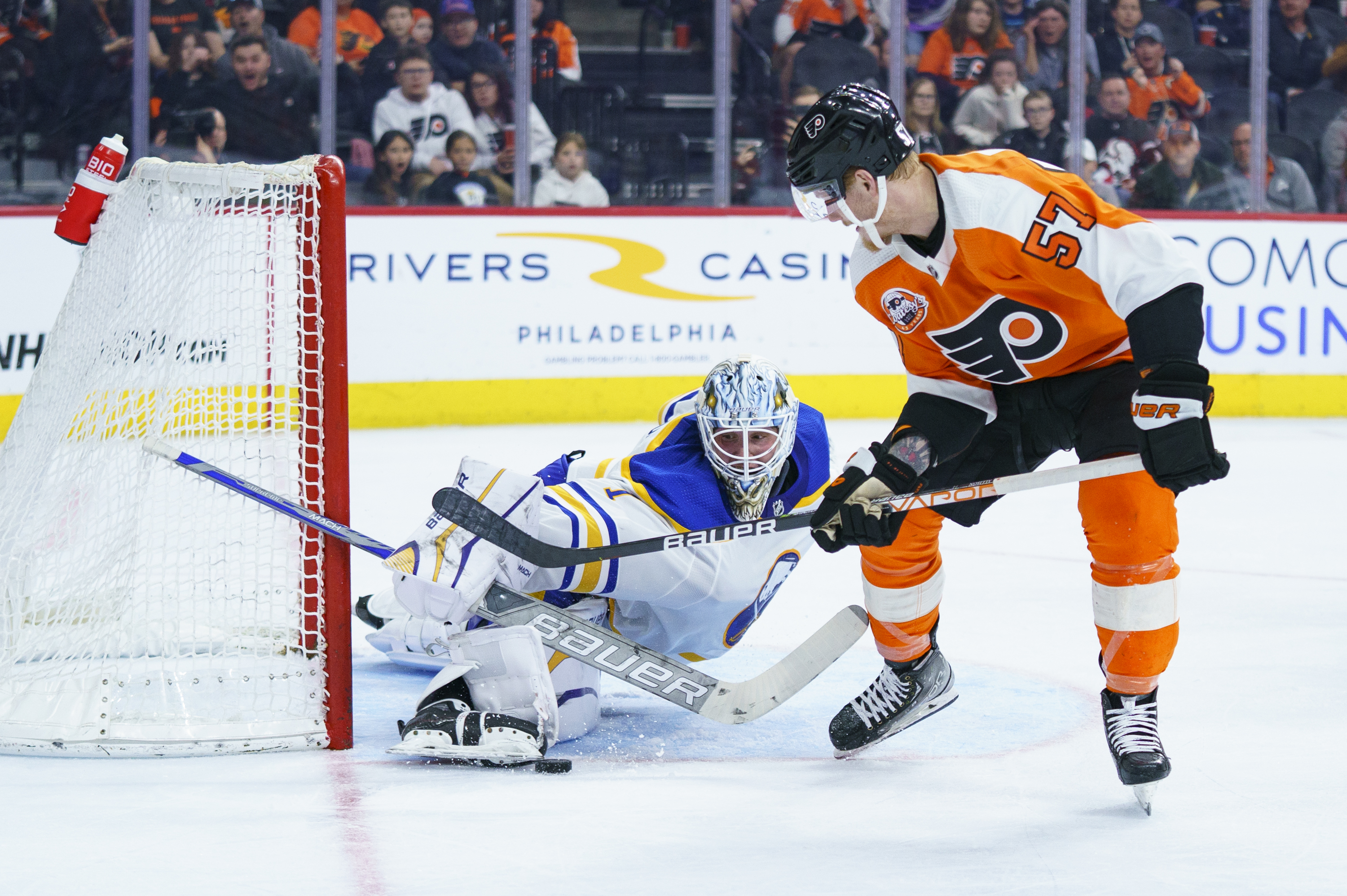 Kyle Okposo Alex Tuch short-handed goals Buffalo Sabres New Jersey