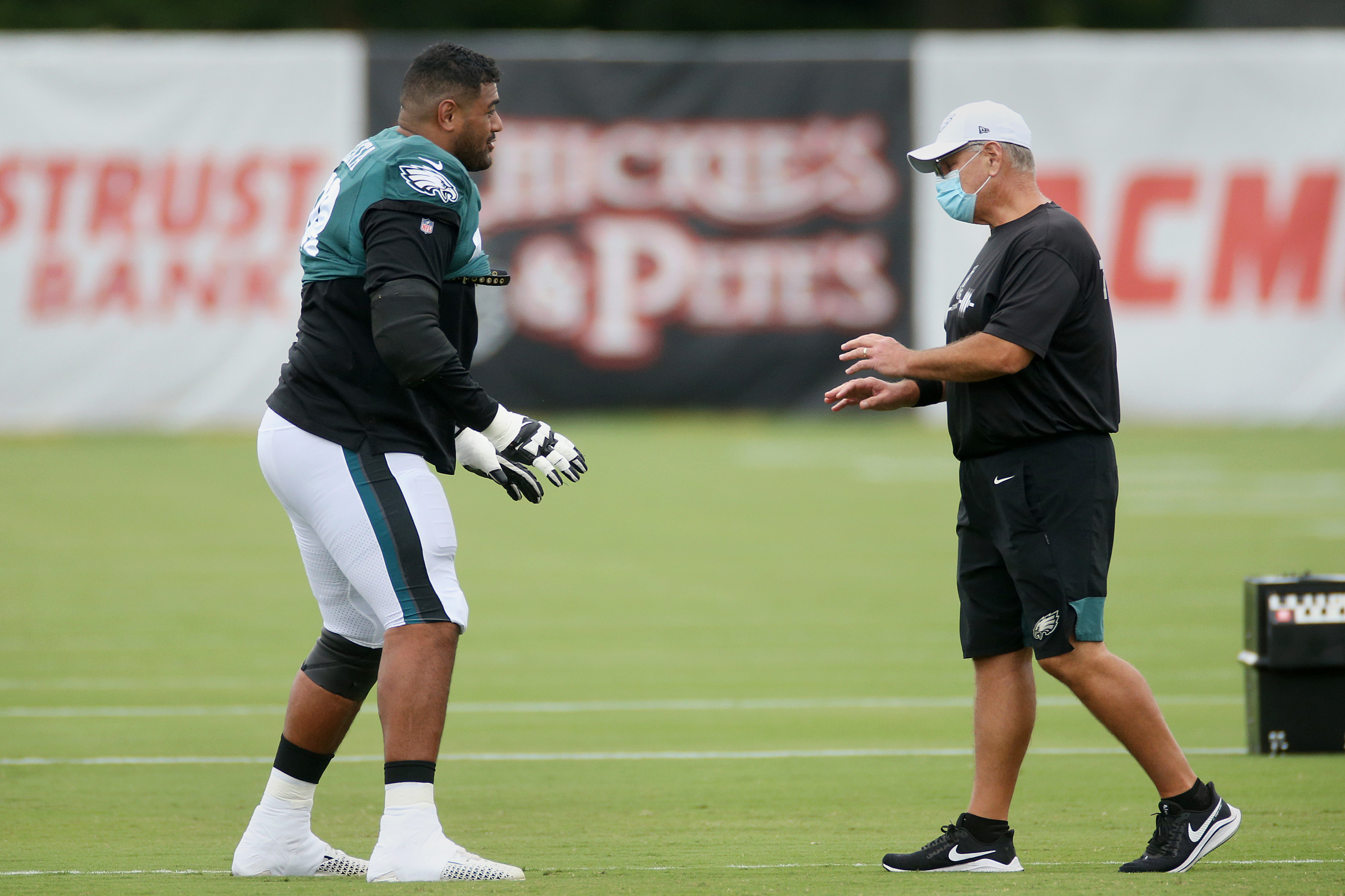 Jordan Mailata NFL: Philadelphia Eagles training camp, Cameron