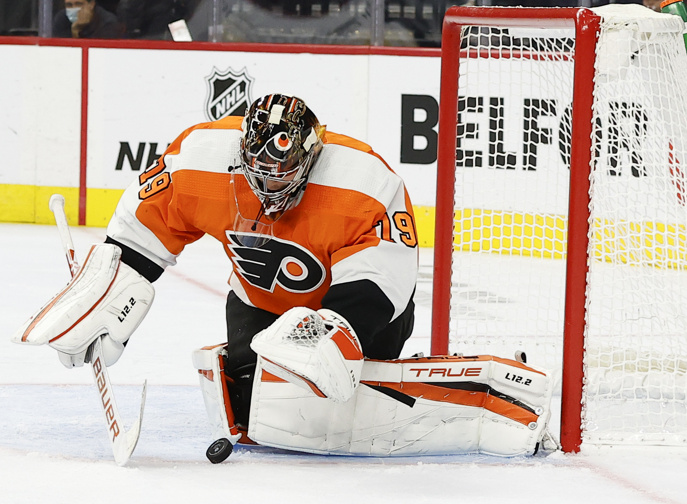 Carter Hart, the Flyers' most important player, is back on the ice as he  gets ready for opener