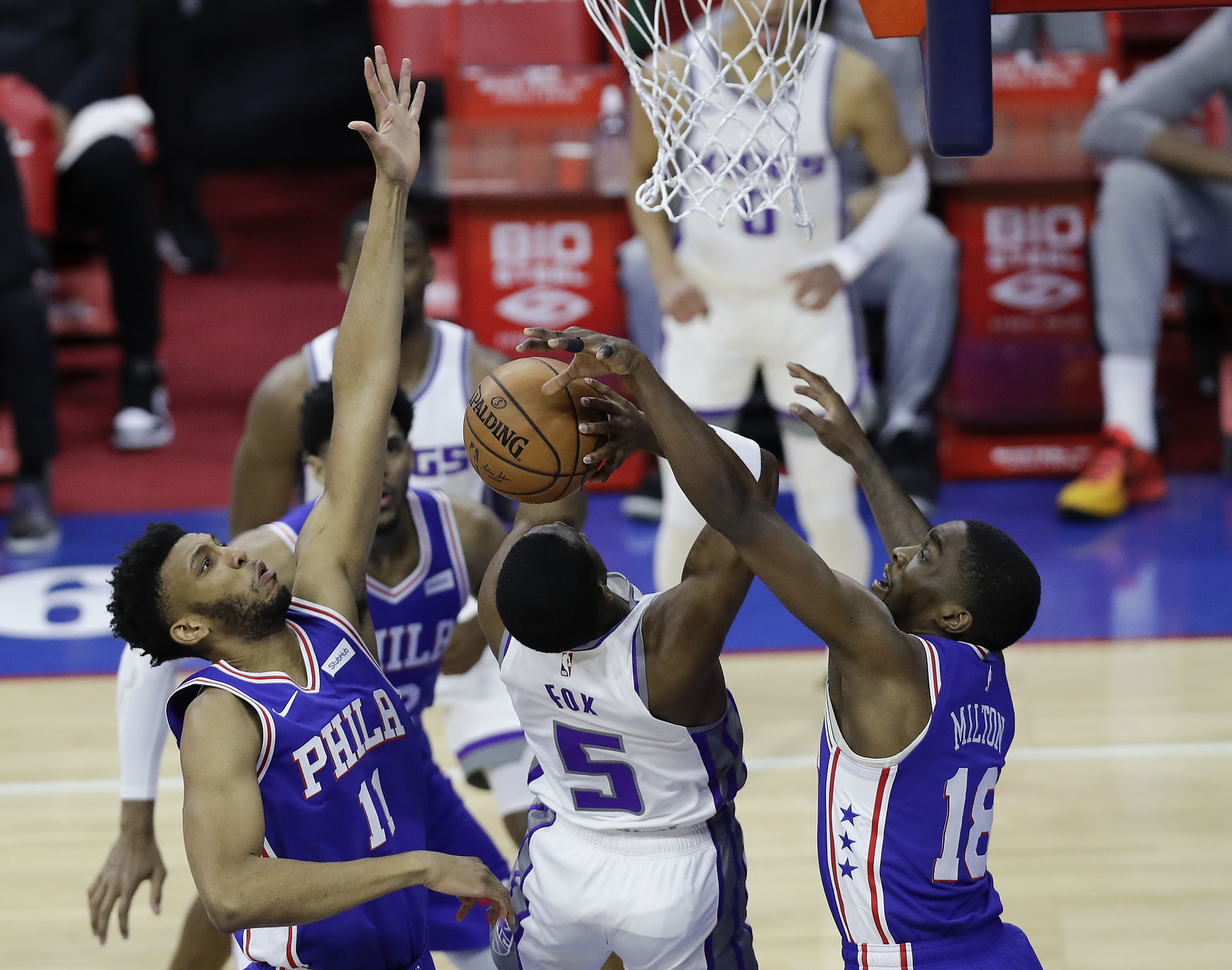 NBA_ Jersey Sacramento''Kings''Men Nemanja Bjelica De'Aaron Fox
