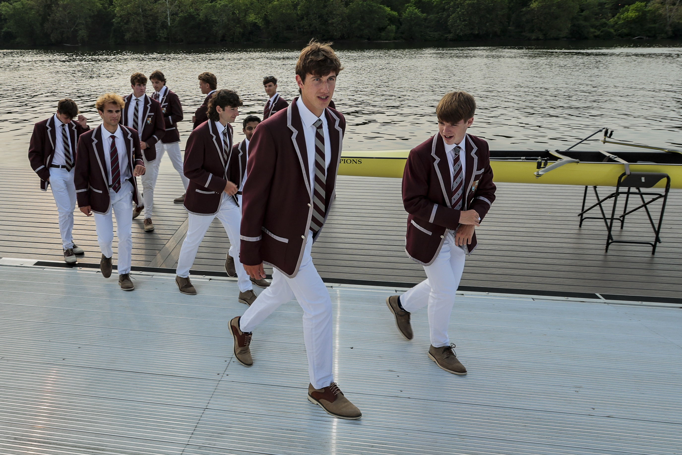 St. Joseph's Prep's crew will race Tuesday at the Henley Royal Regatta on  the River Thames