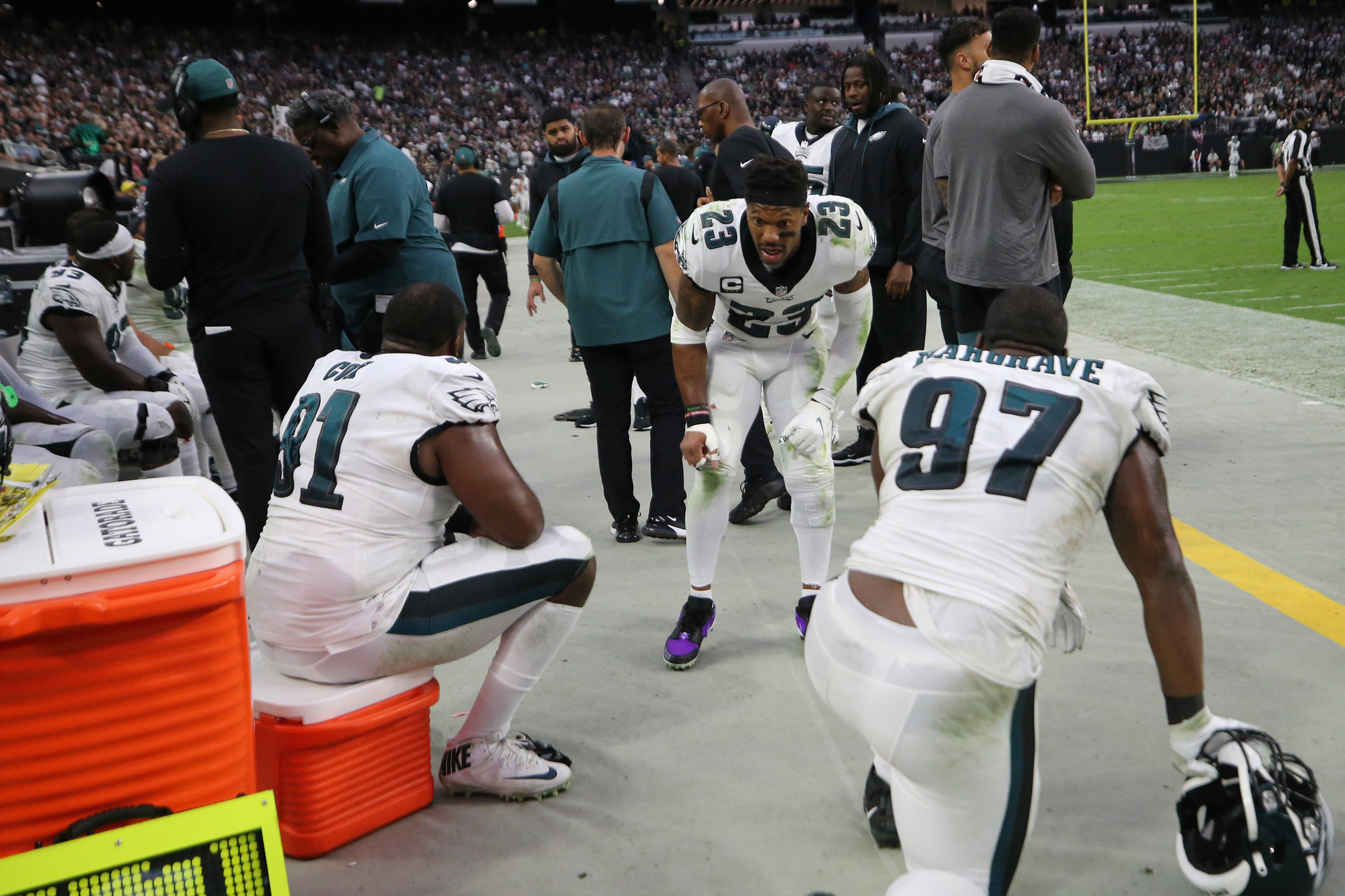 Eagles' Rodney McLeod explains team's decision to remain in locker room  during national anthem 