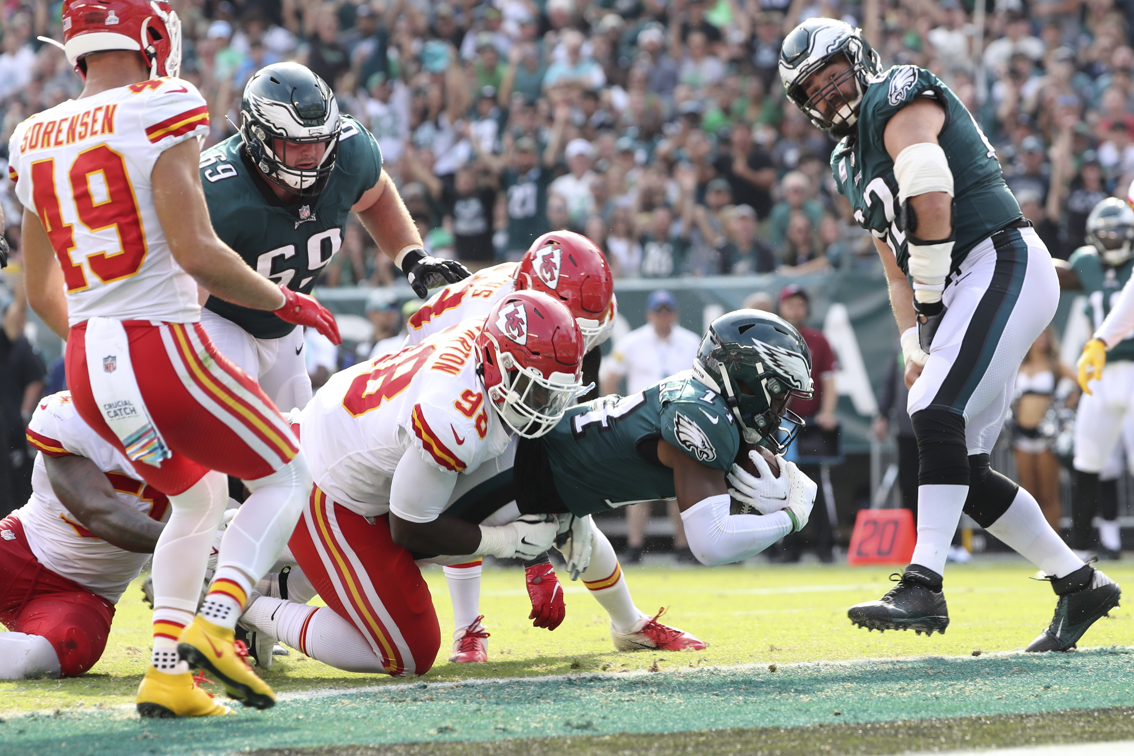 Unacceptable': Diagnosing the Eagles offense's struggles in the red zone