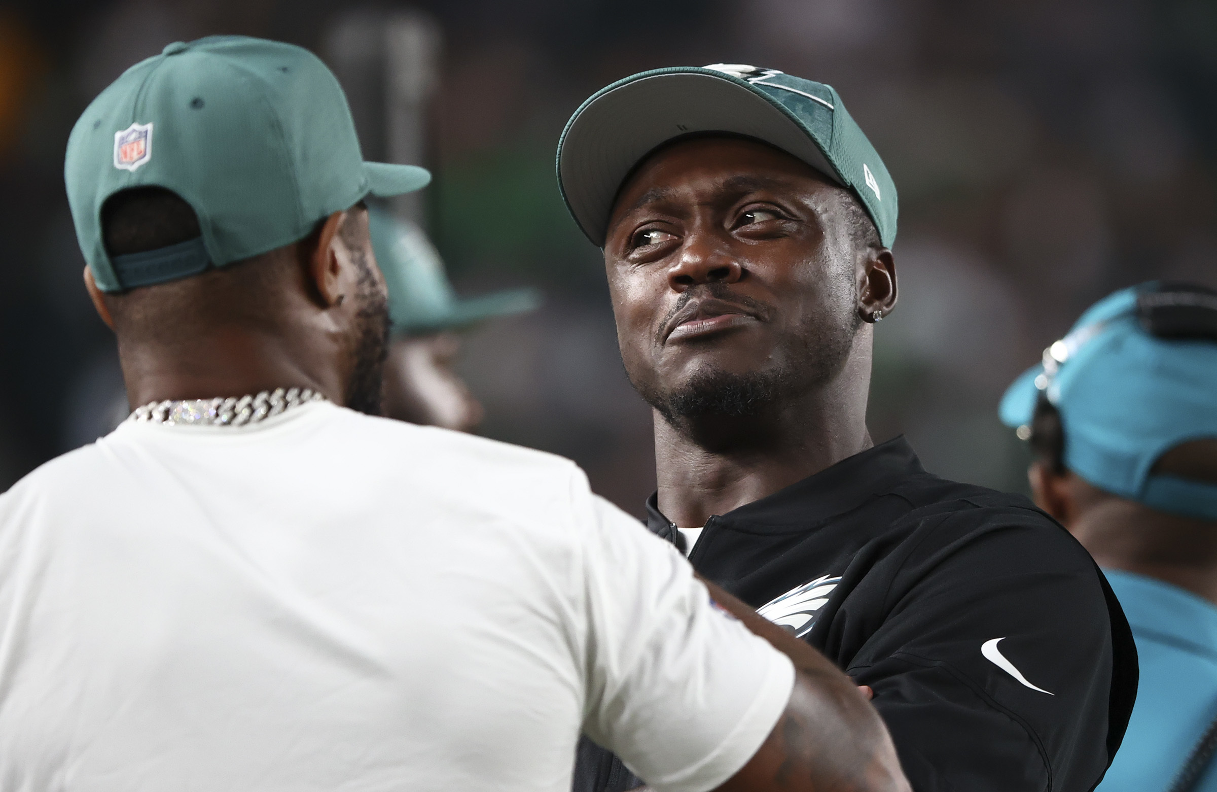 Philadelphia Eagles linebacker Nicholas Morrow (41) takes the field prior  to the NFL preseason football game against the Indianapolis Colts,  Thursday, Aug. 24, 2023, in Philadelphia. (AP Photo/Chris Szagola Stock  Photo - Alamy