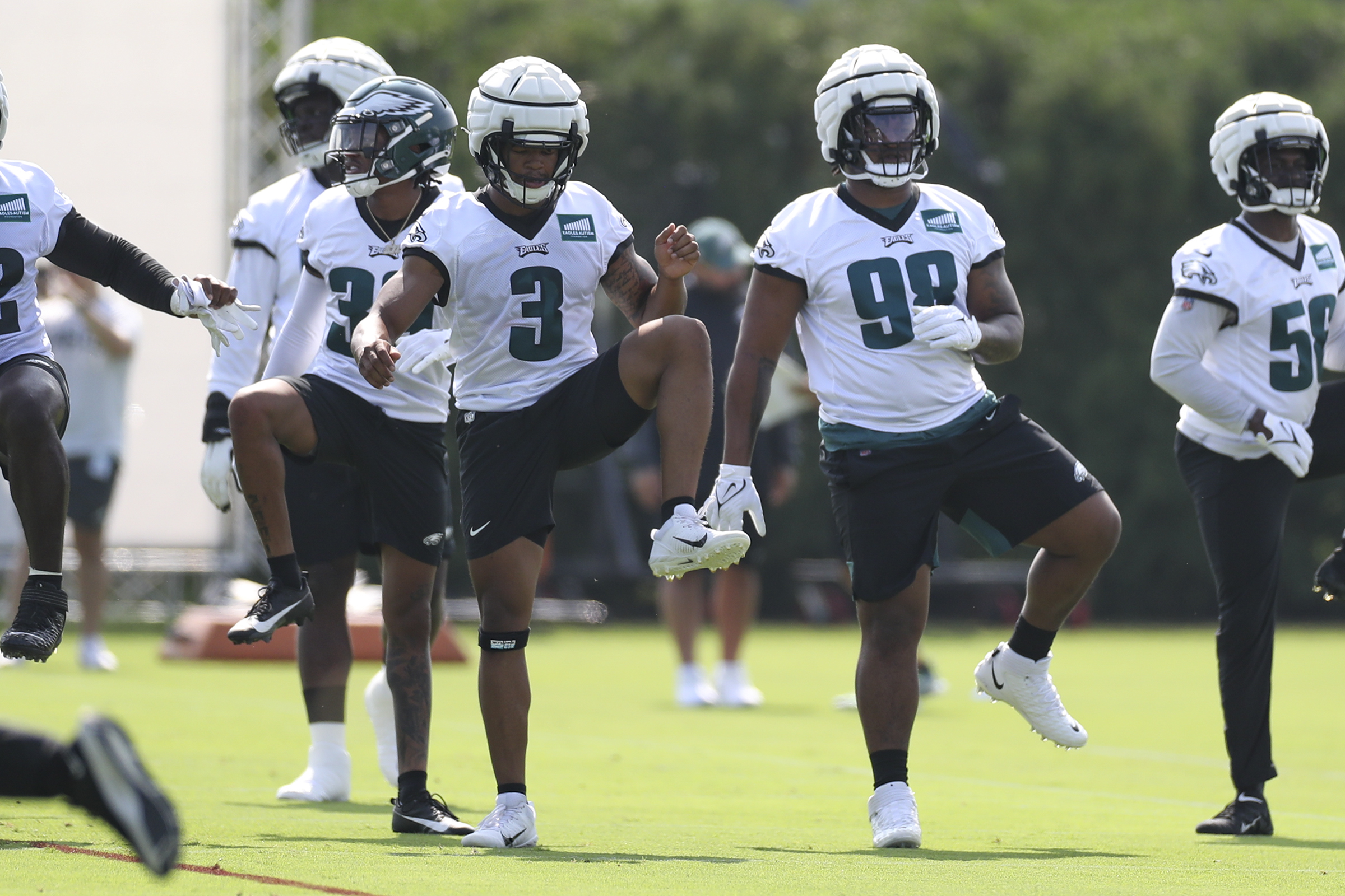 Eagles' Jordan Davis in a rush; A.J. Brown doing A.J. Brown things; Nick  Sirianni erupts again