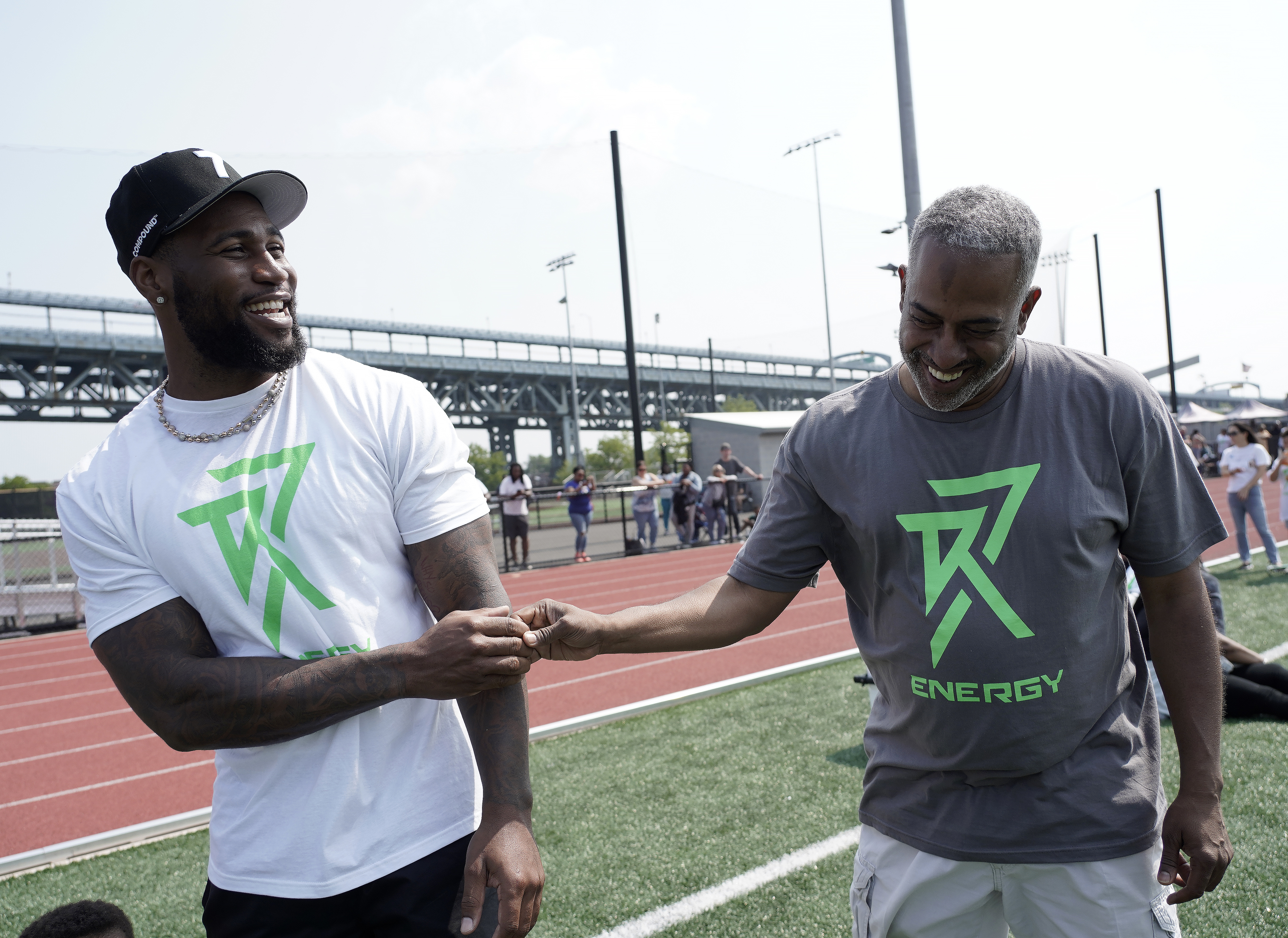 Haason Reddick kicks off Football Camp! - Camden One