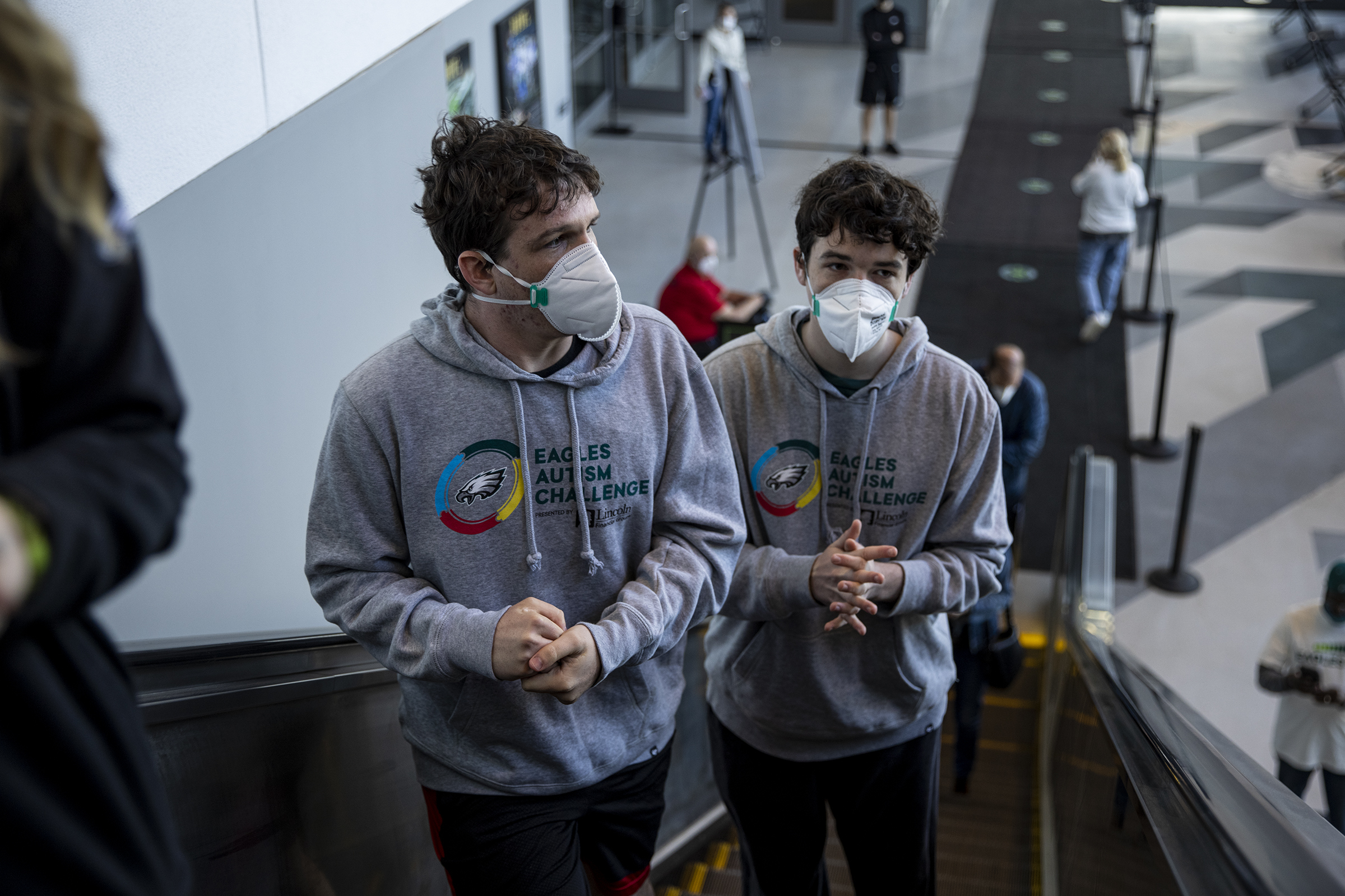 Eagles turn stadium into vaccine site for autism community - WHYY