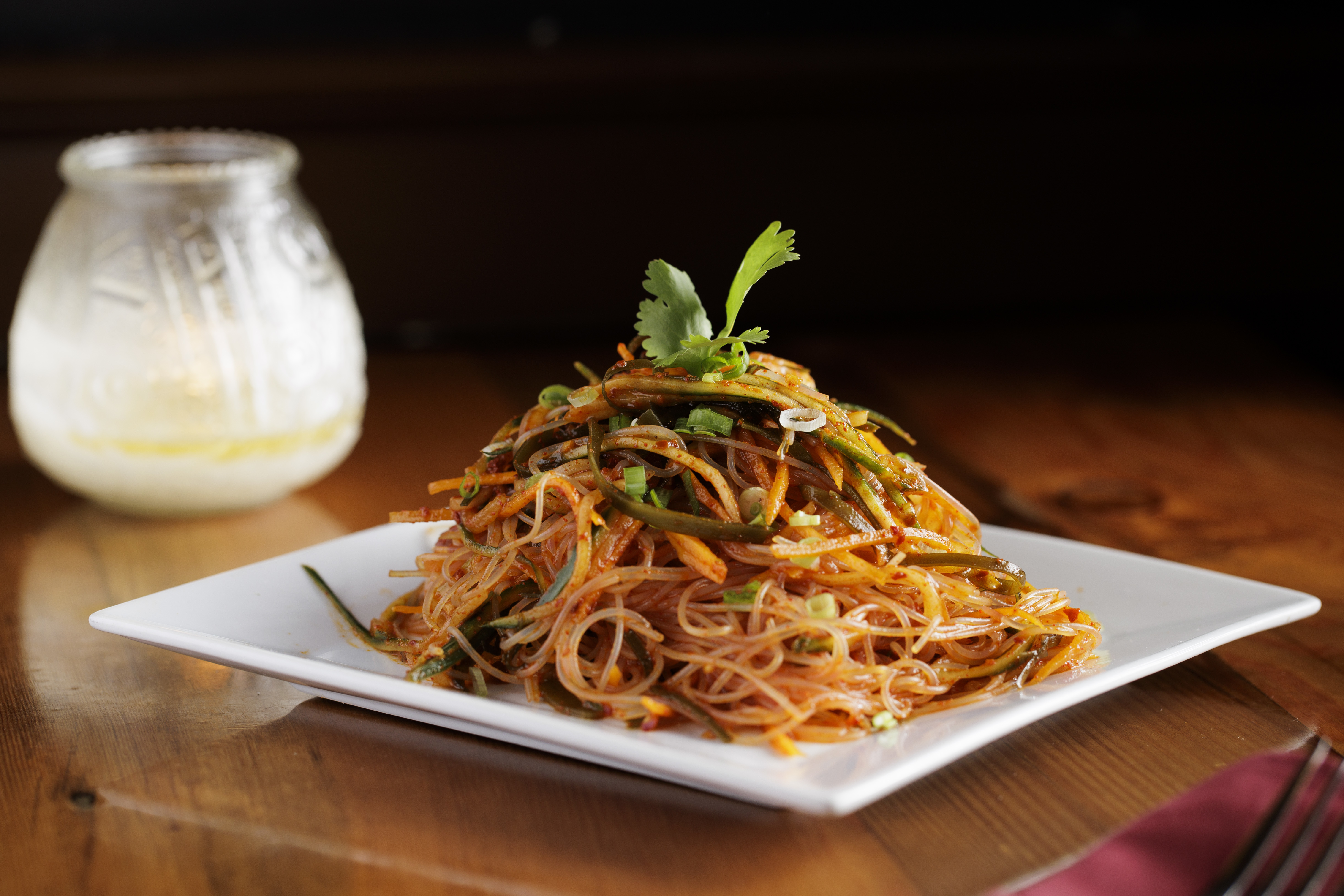 Mung bean glass noodle salad at White Yak in Philadelphia on Tuesday, Aug. 27, 2024.