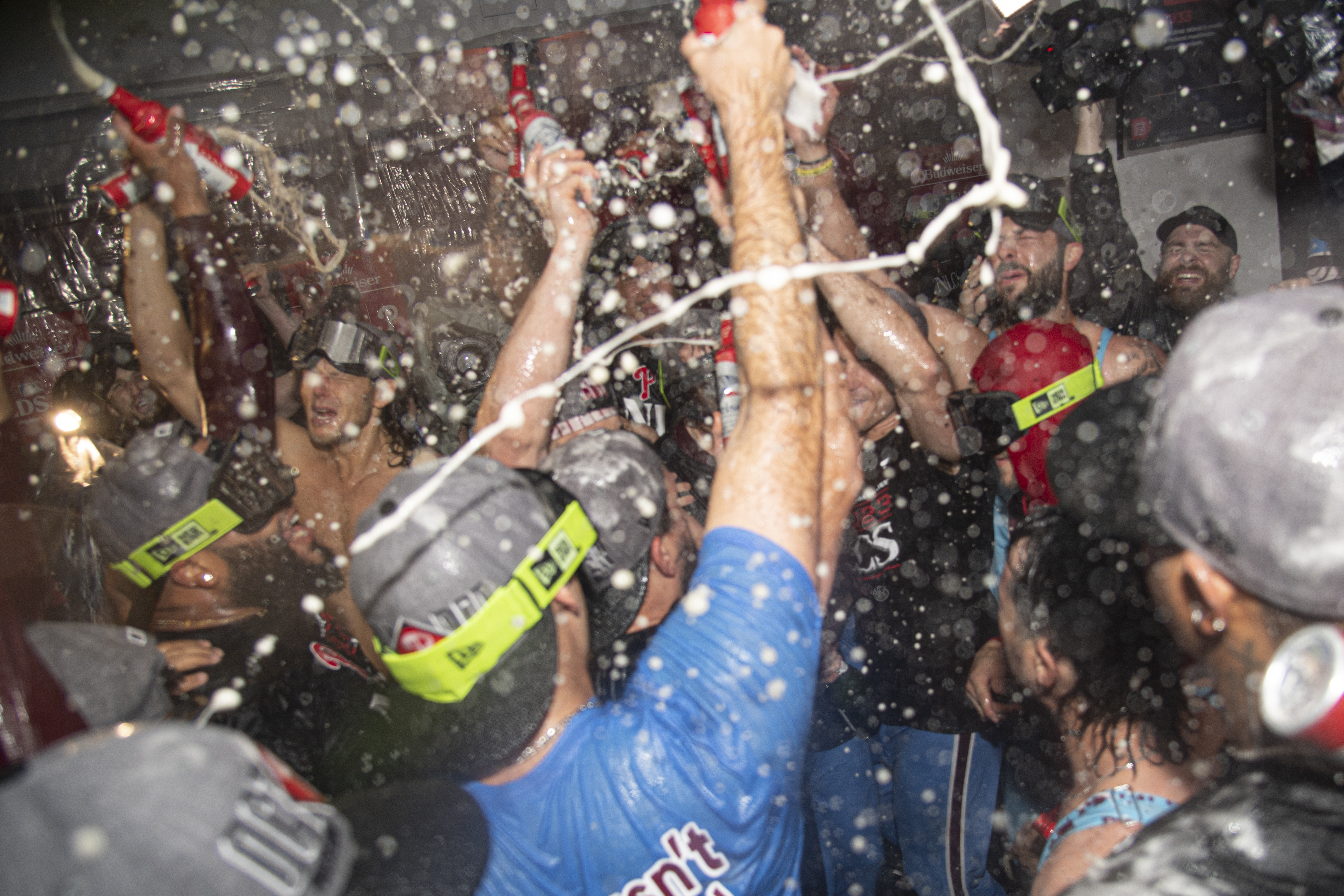 Photo essay: Fans celebrate as Phillies advance to NLCS - WHYY