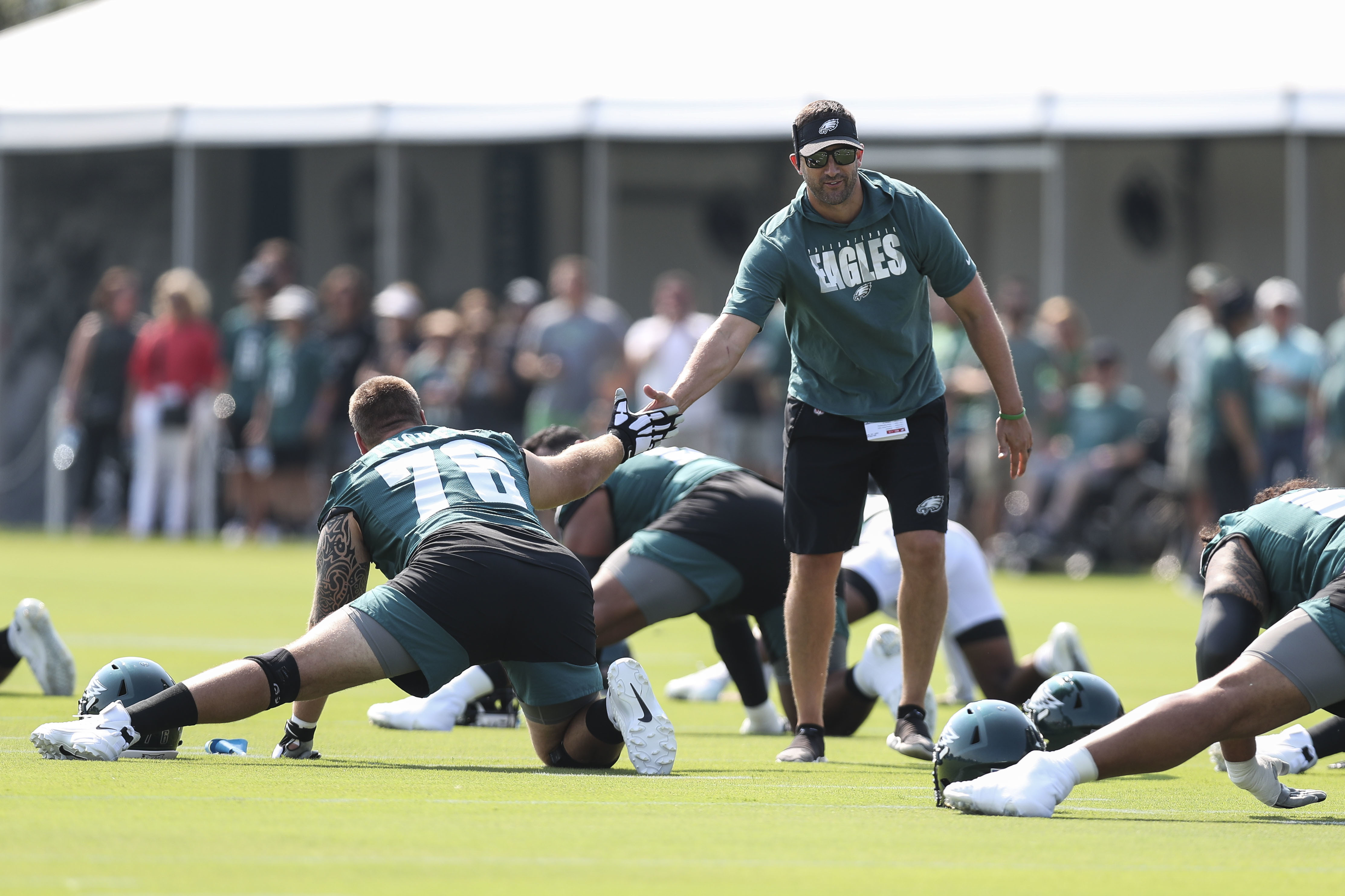 Eagles training camp: Landon Dickerson placed on the NFI list