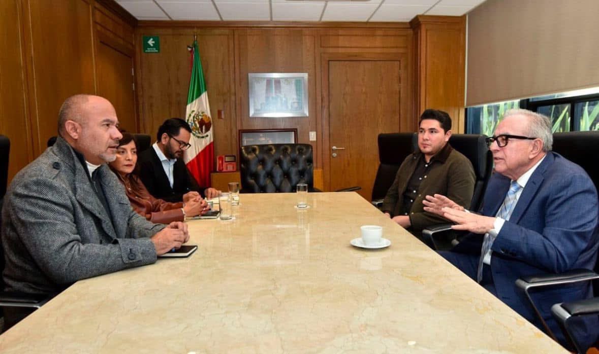 Gobernador Rubén Rocha se reunió con el secretario de CTI Jesús Esteva