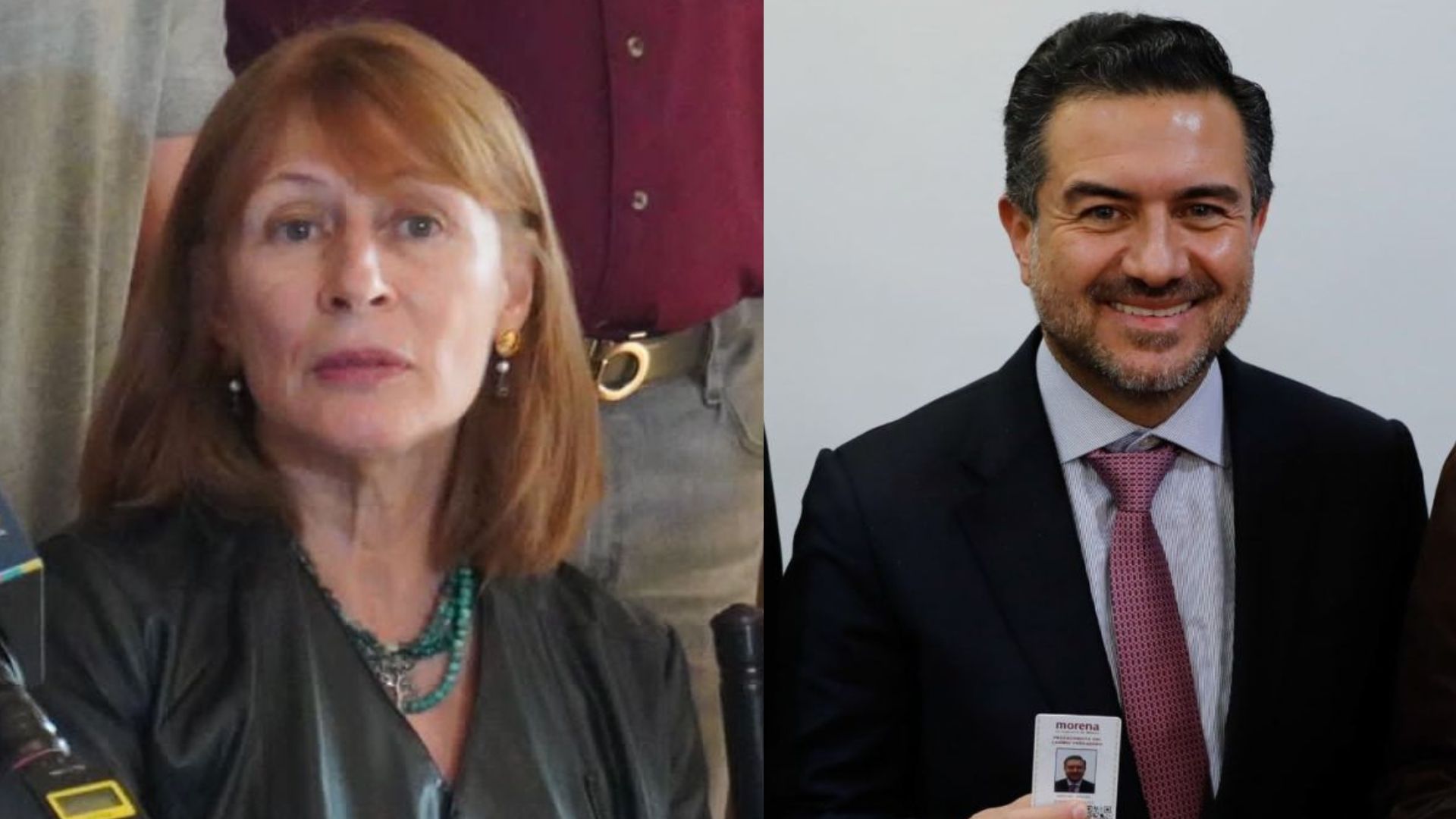 Tatiana Clouthier y senador Yunes Márquez.