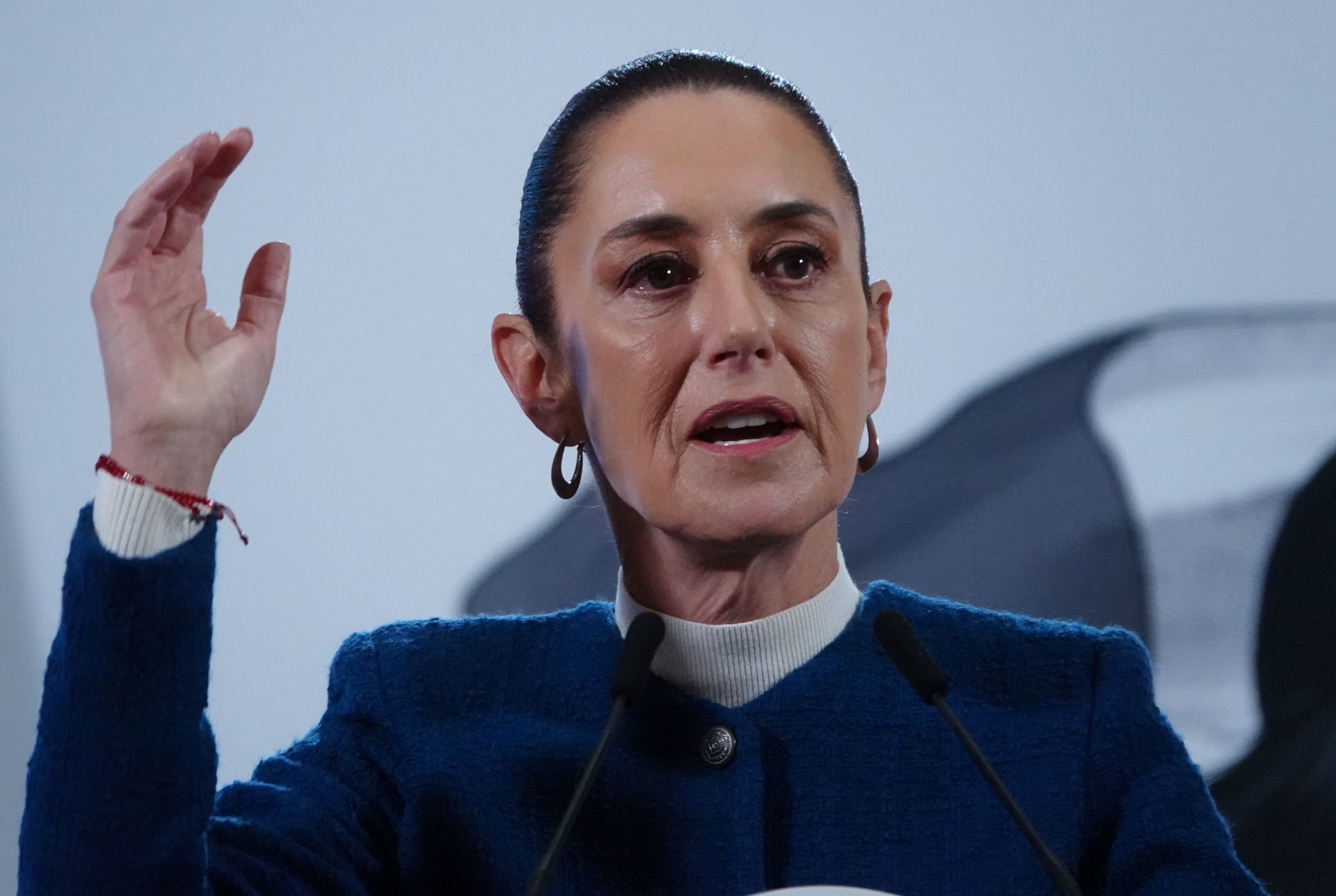 Claudia Sheinbaum, presidenta de México, encabezó la conferencia “Mañanera del Pueblo”