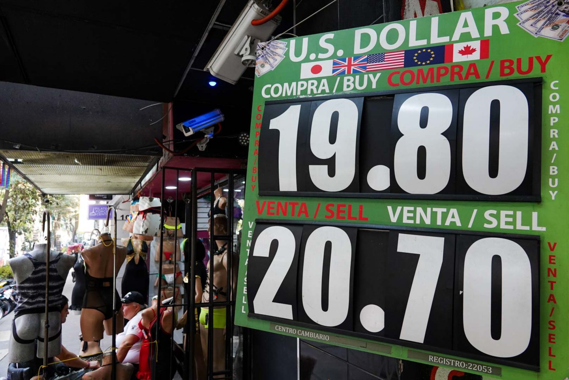 Cambio de divisa: Peso vs Dólar