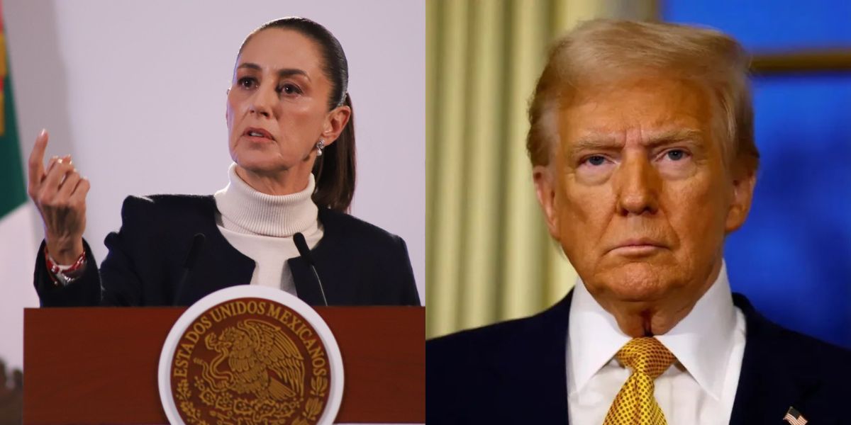 La presidenta de México contestó al presidente electo de Estados Unidos sobre cárteles