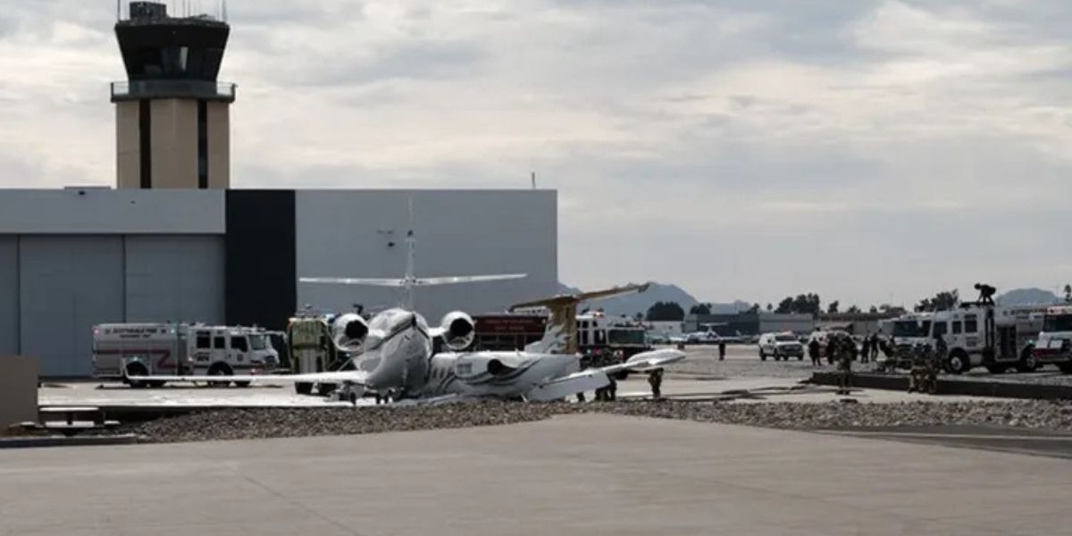 El aeropuerto de Scottsdale suspendió todas las operaciones mientras las autoridades realizaban labores de emergencia y recolección de evidencia