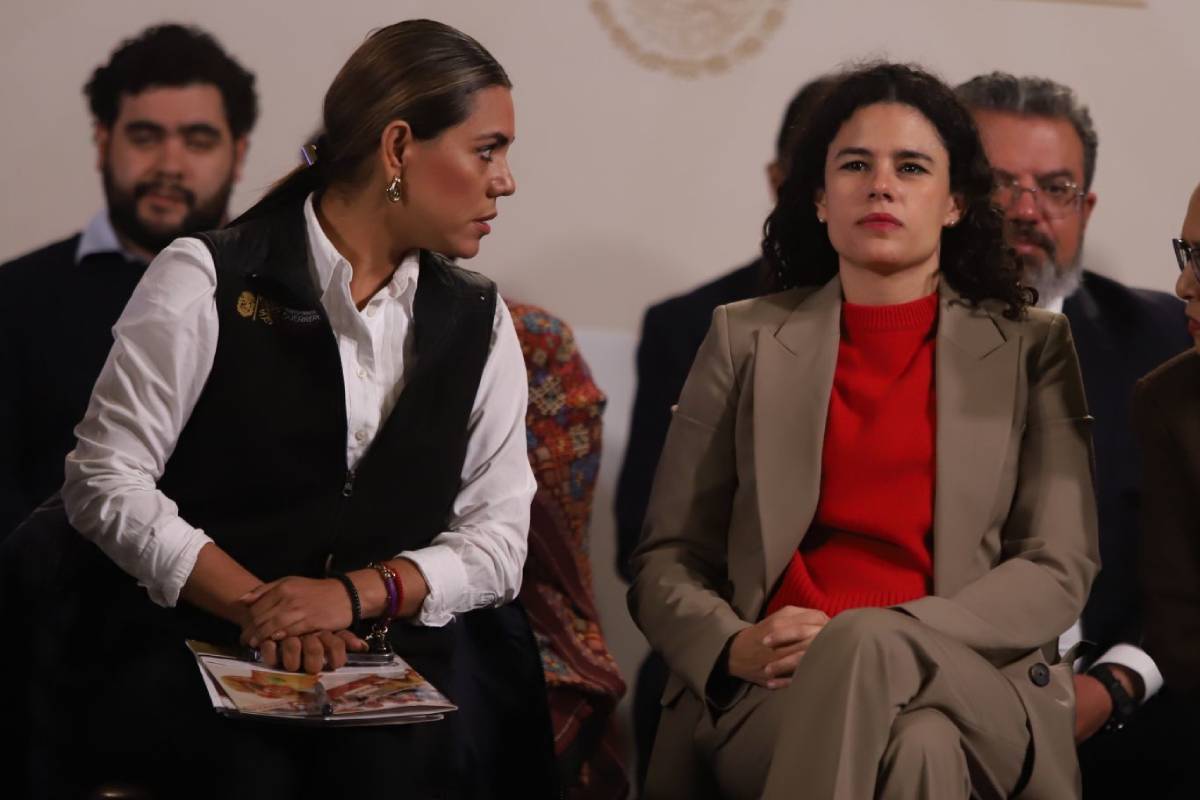 Gobernadora Evelyn Salgado, y dirigente nacional de Morena, Luisa Alcalde