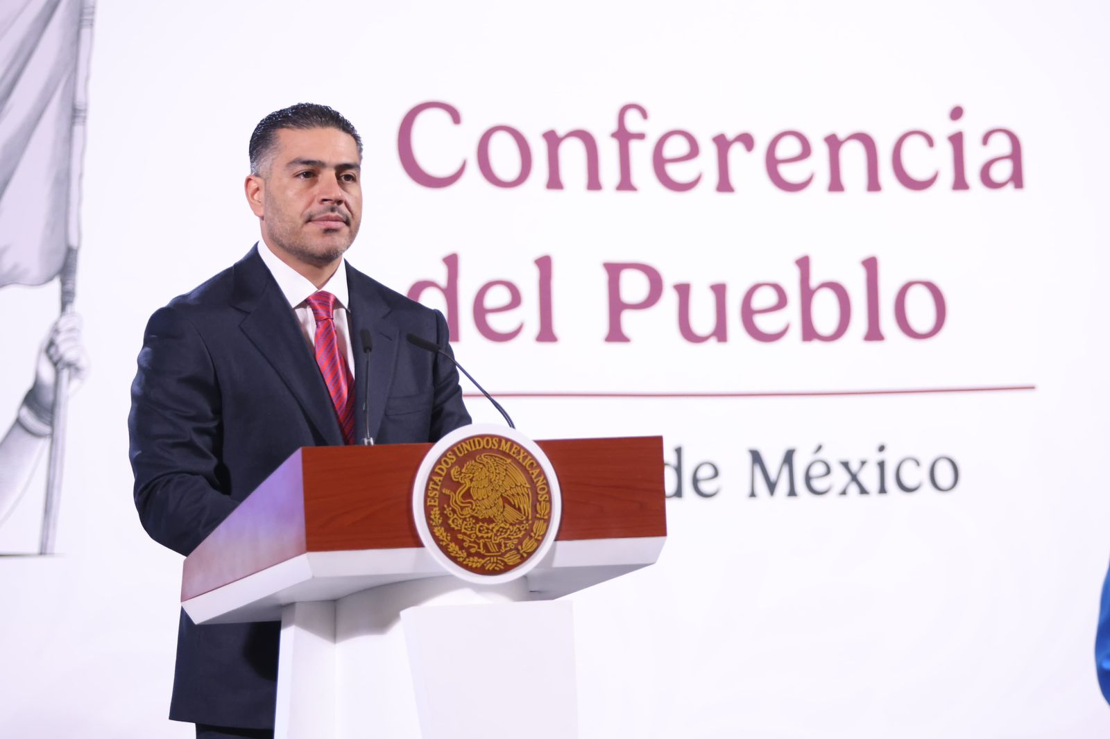 En la conferencia de prensa matutina Omar García Harfuch informó sobre los avances en seguridad.