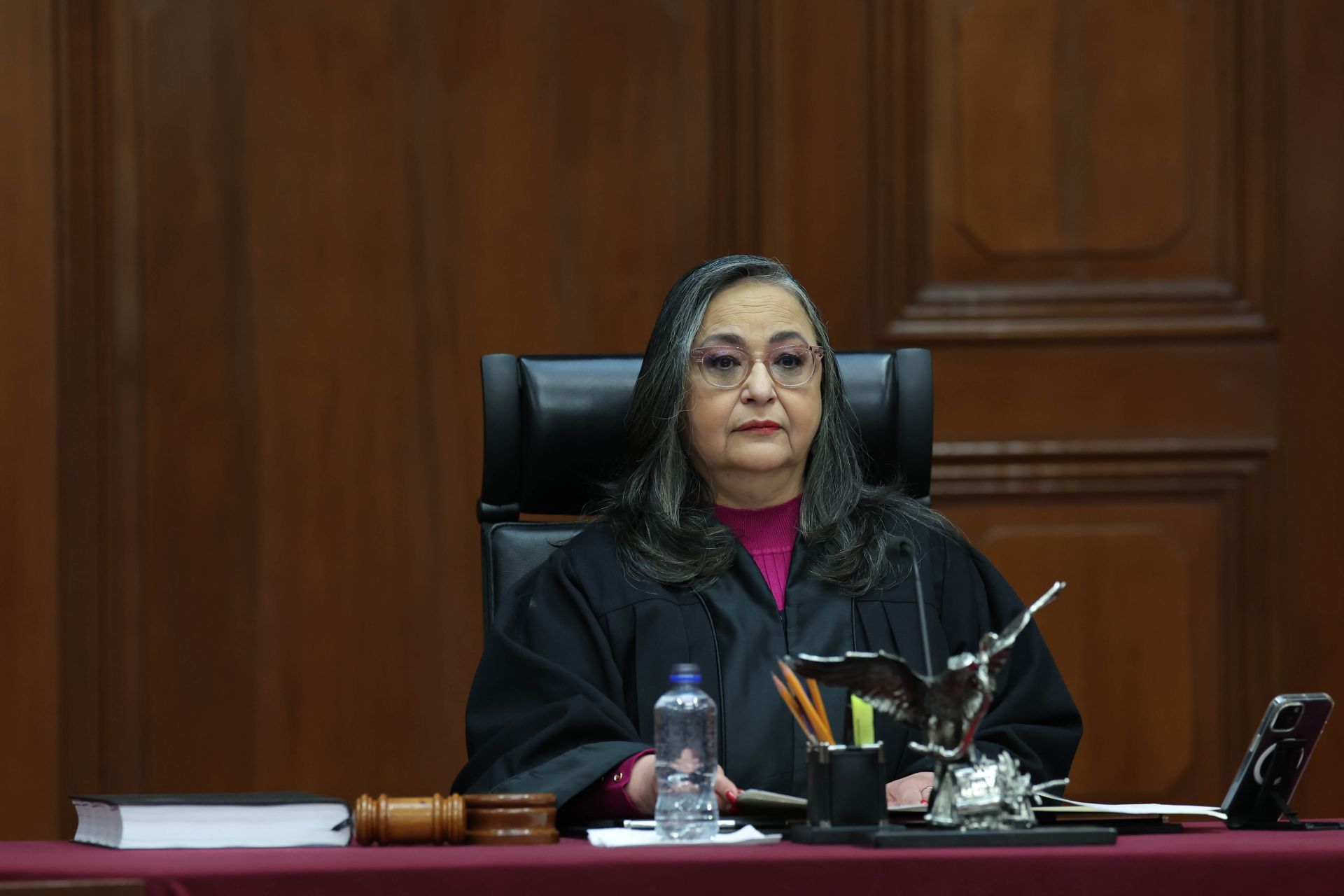 Ministra Norma Lucía Piña Hernández, al rendir su informe anual de labores 2024 como presidenta de la Suprema Corte de Justicia de la Nación (La Corte) y el Consejo de la Judicatura Federal (CJF).