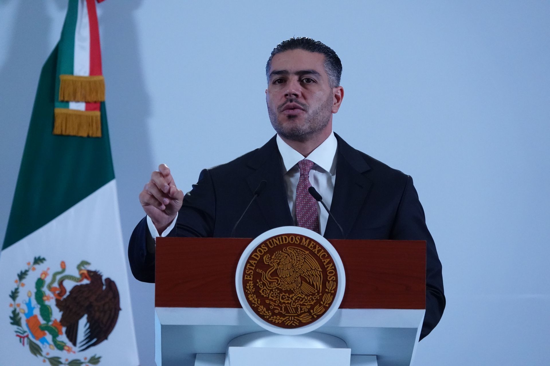 El secretario de Seguridad, Omar García Harfuch.