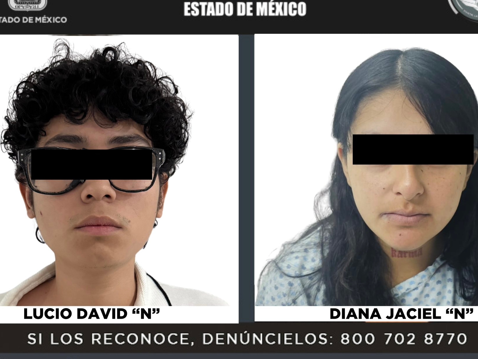 Lucio y Diana, padres del bebé abandonado en Tultitlán