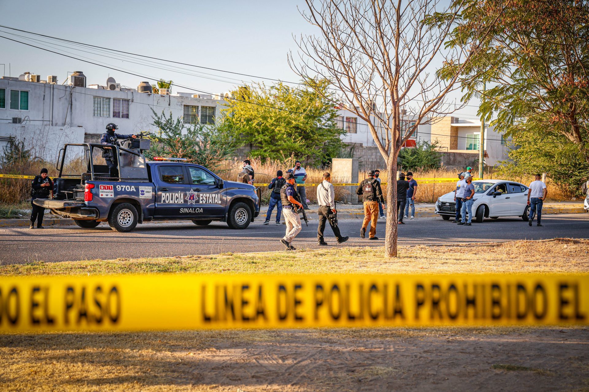 El secretario de Seguridad y Protección Ciudadana (SSPC), Omar García Harfuch, llegó de inmediato al fraccionamiento Villas del Río