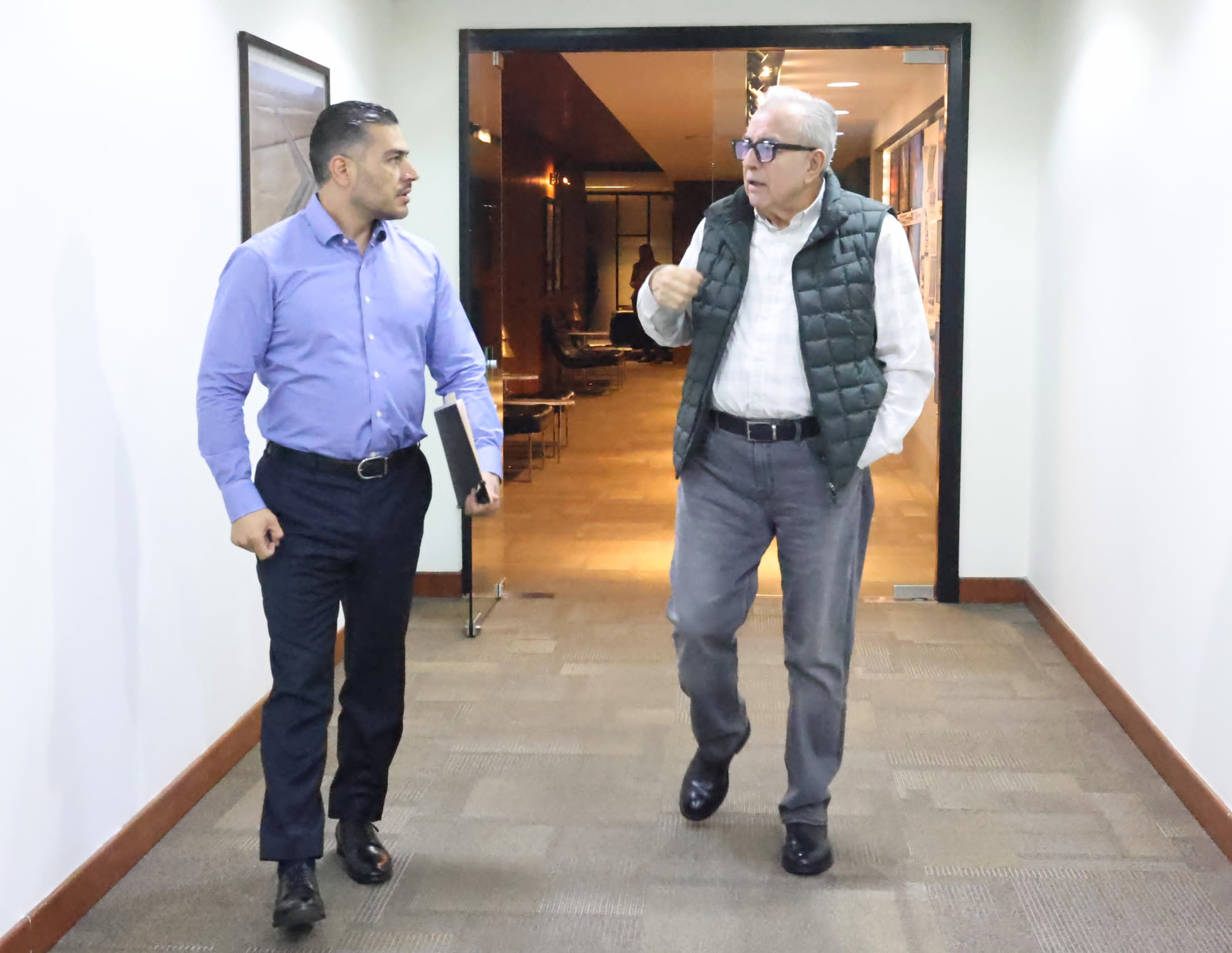 Harfuch y el gobernador de Sinaloa se reunieron este miércoles