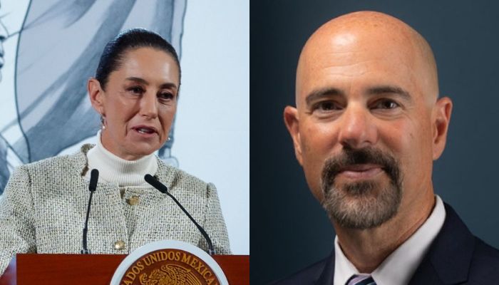 Claudia Sheinbaum, presidenta de México, reacciona a nuevo director de la DEA, Terry Dale.