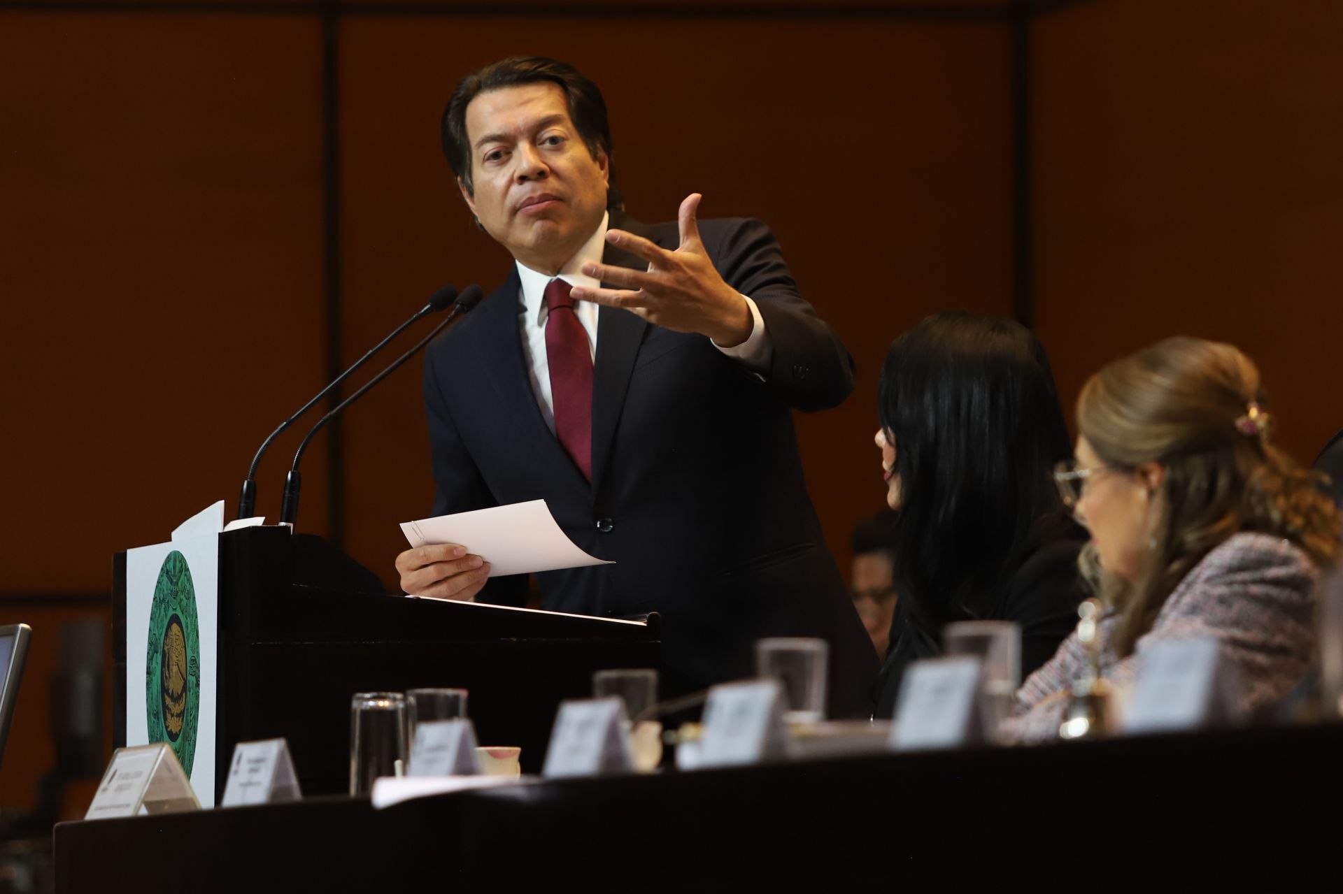 Mario Delgado comparece ante el Senado, pide aumento de más de 50 mil  millones para becas