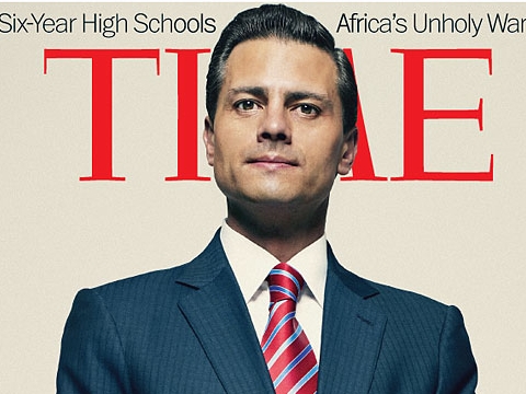 Enrique Peña Nieto aparece en la portada de la revista Time, en donde destaca sus reformas estructurales y al equipo de "jóvenes tecnócratas".