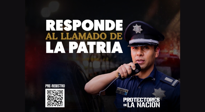 Abren convocatoria para guardias de protección federal