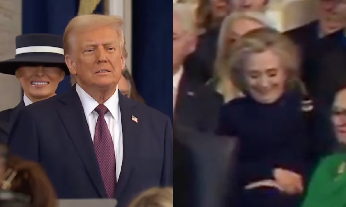 Clinton reaccionó con una risa ante la propuesta de Trump de renombrar el Golfo de México