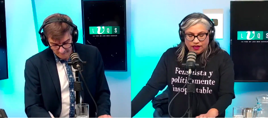 Tenso momento entre Alejandra Valle y Daniel Stingo: periodista abandonó el estudio en plena discusión