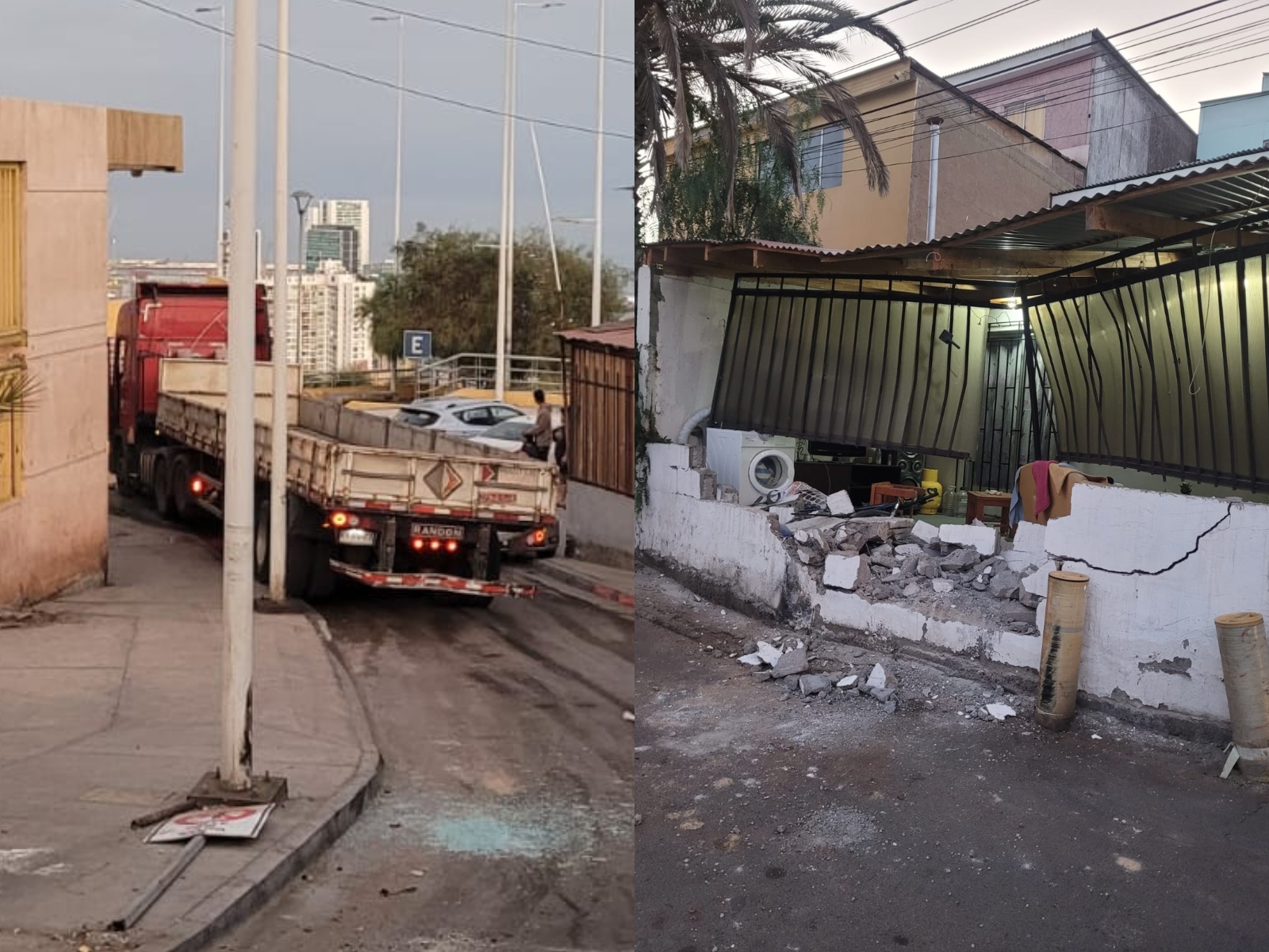 Conductor ebrio choca nueve autos estacionados y atropella a peatón en Antofagasta