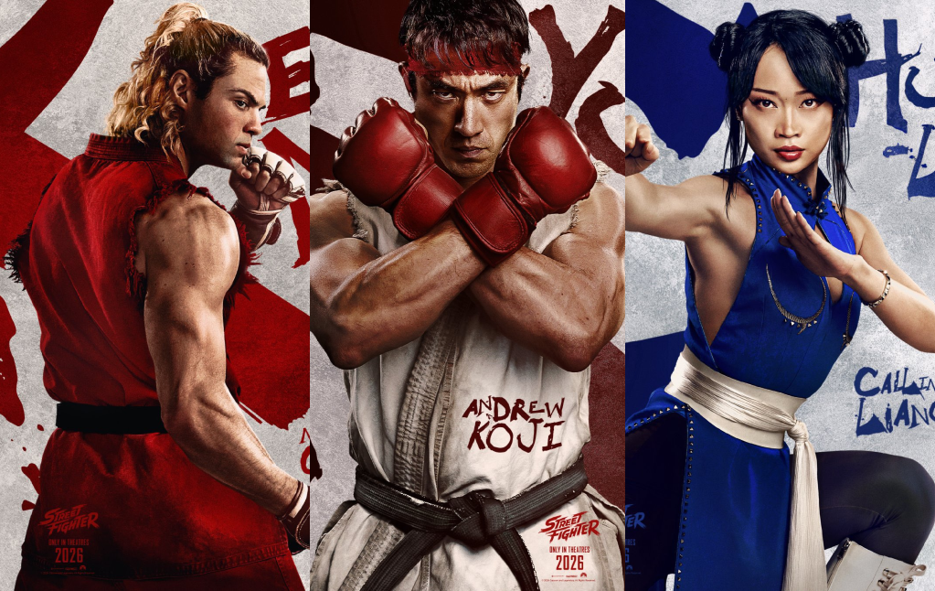 2026 · Ken, Ryu and Chun-Li character posters