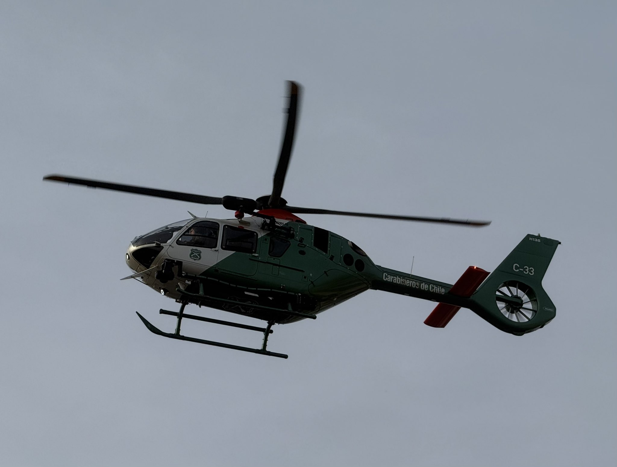 Nuevo helicóptero multipropósito llega a Coquimbo para combatir el crimen y atender emergencias