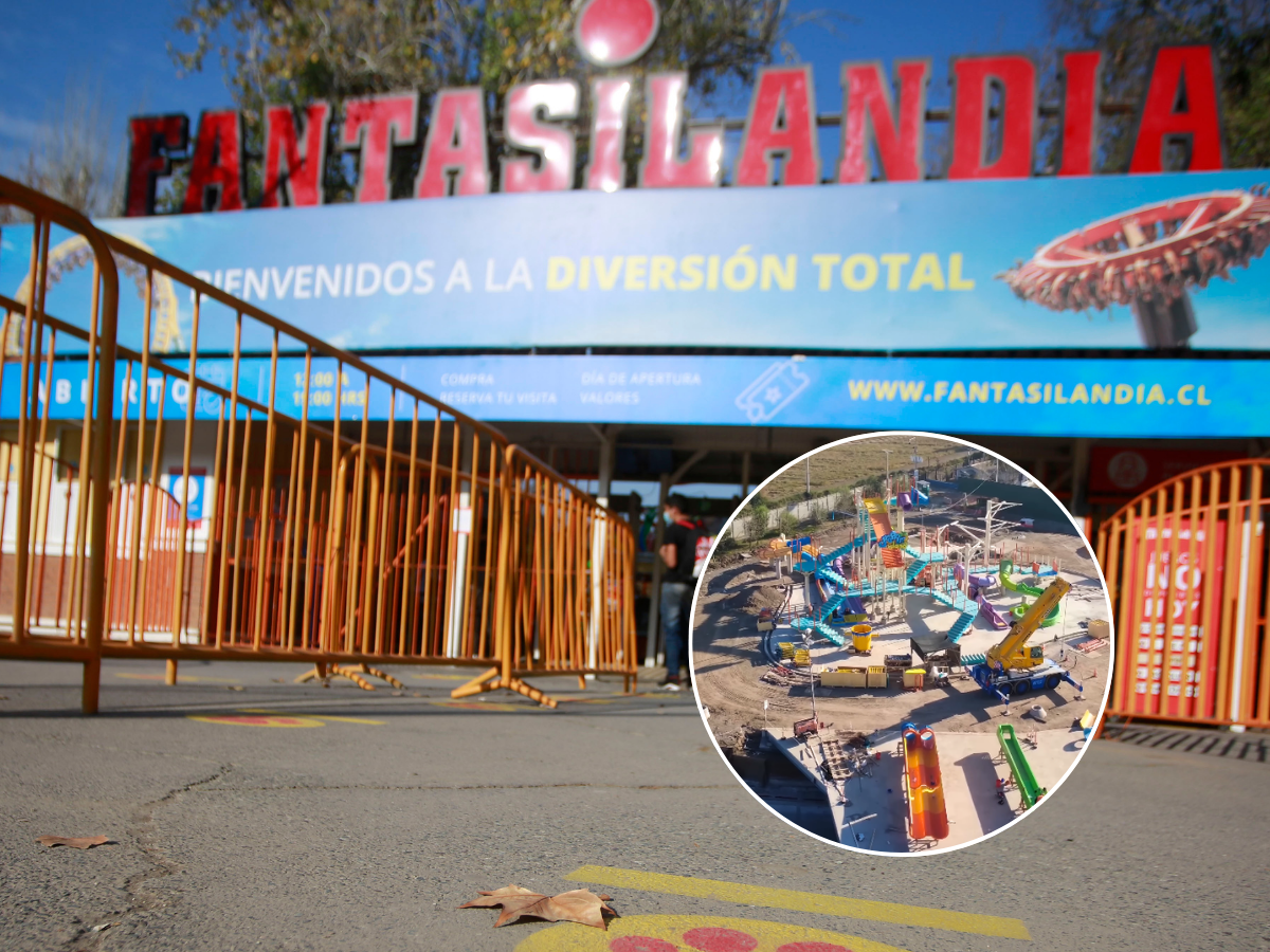 El nuevo Fantasilandia fuera de Santiago toma forma: imágenes muestran cómo quedará su parque acuático en San Bernardo
