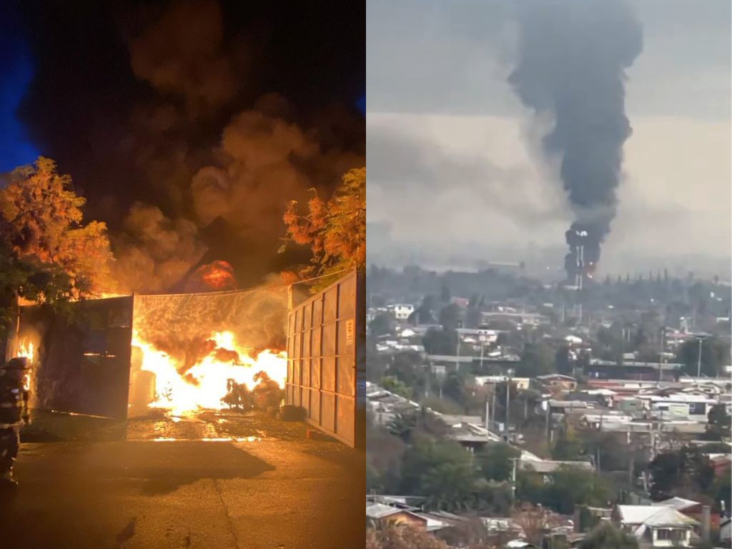 Llamas de más de 10 metros y posible intencionalidad: qué se sabe del descontrolado incendio en Cerrillos