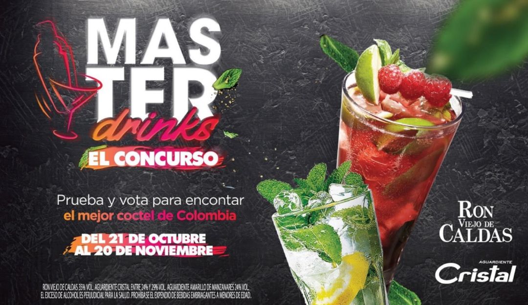 Concurso nacional con bebidas de la Industria Licorera de Caldas Los  cocteles serán los protagonistas en el Master drinks : Los cocteles serán  los protagonistas en el Master drinks