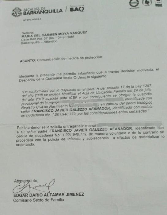 Menor habría sido víctima de abuso en Barranquilla Envían a menor al hogar  donde habría sido víctima de abuso en Barranquilla : Envían a menor al  hogar donde habría sido víctima de