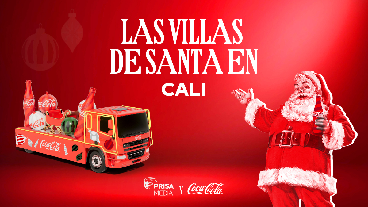 Coca Cola ilumina Cali con sus Villas de Santa