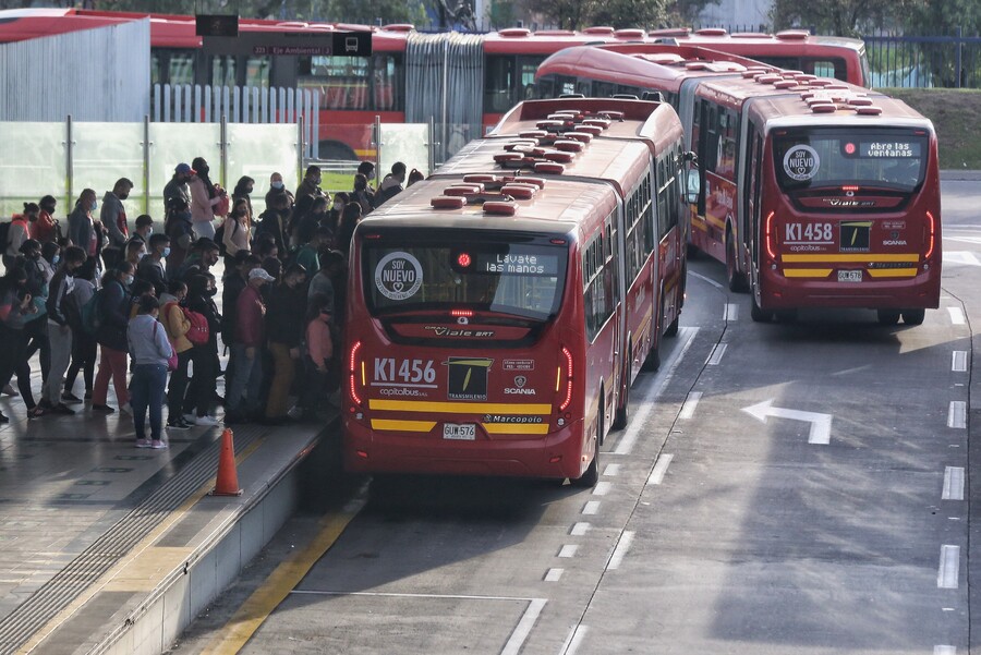 Protestas frente al Portal Américas afectaron la operación de TransMilenio en Bogotá