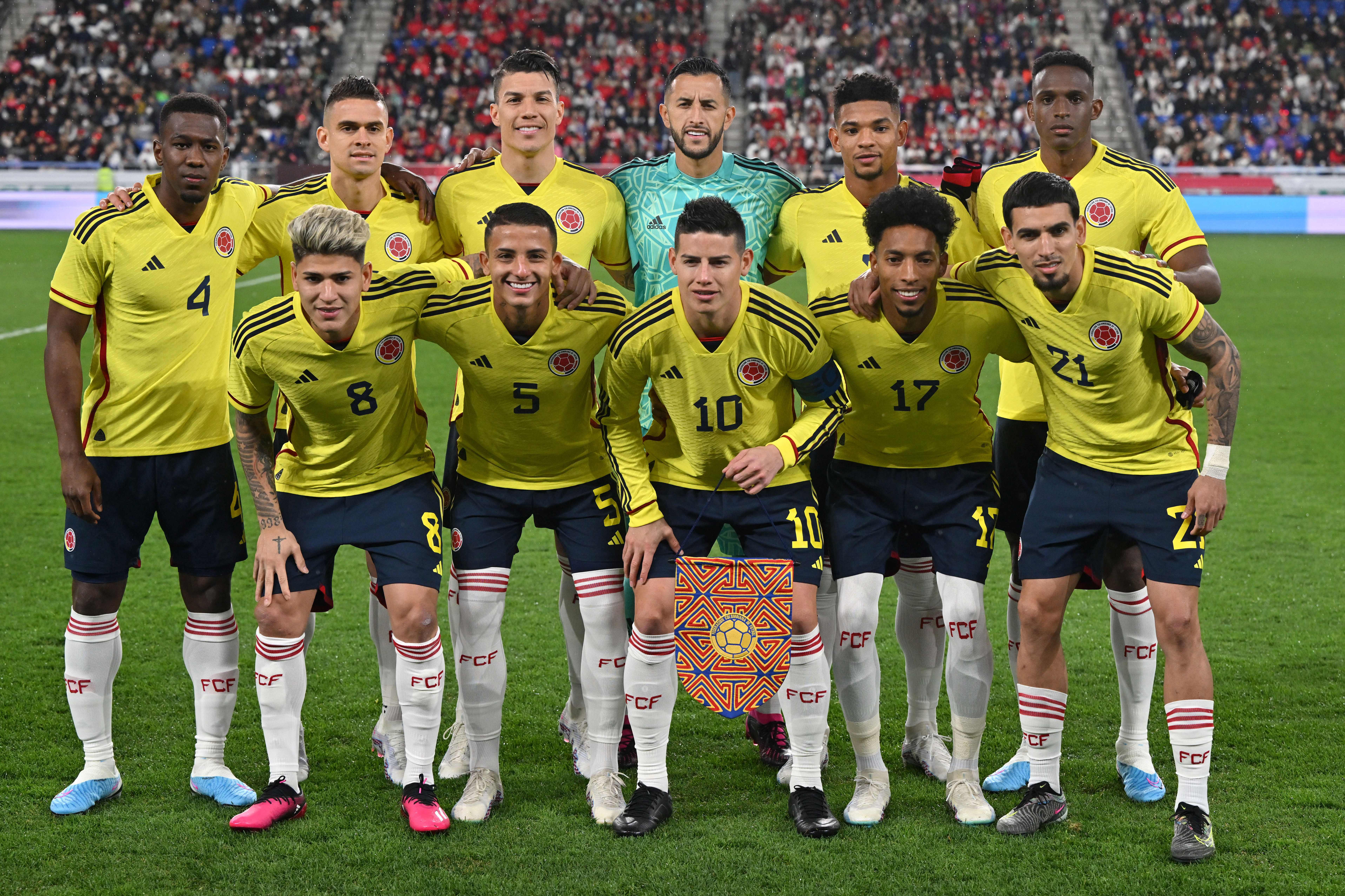 Jugadores dela seleccion colombia