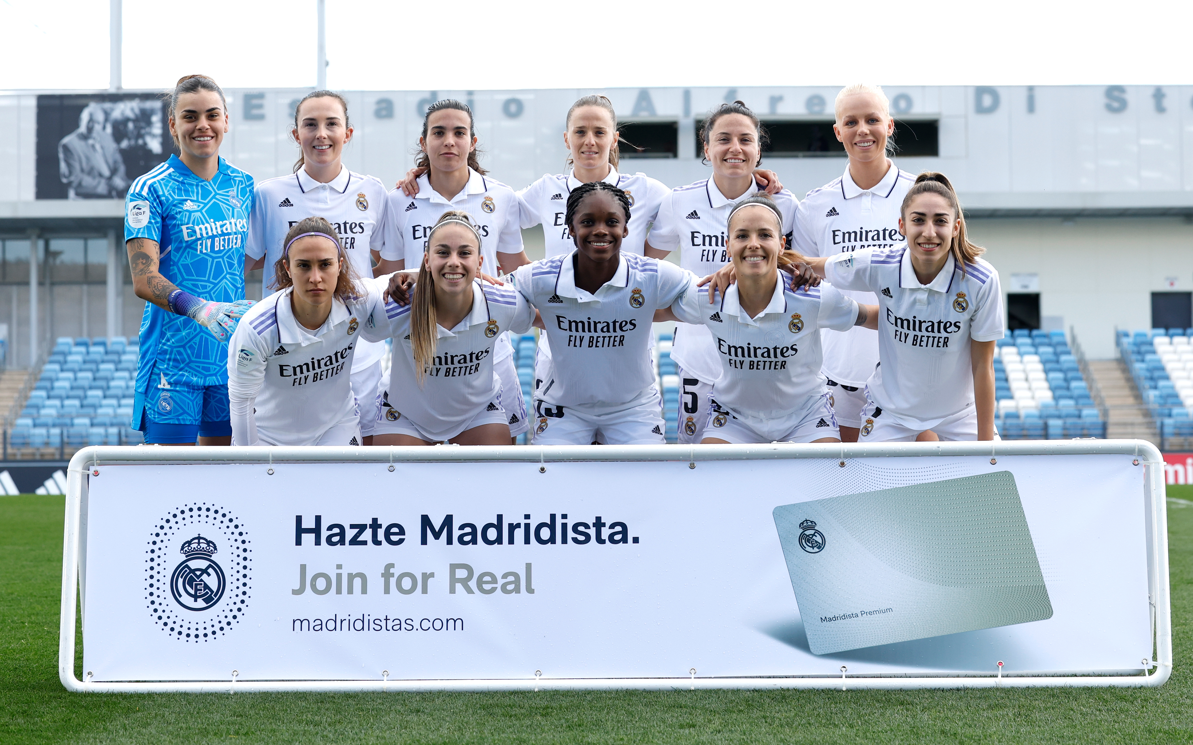 Posiciones de real madrid femenino